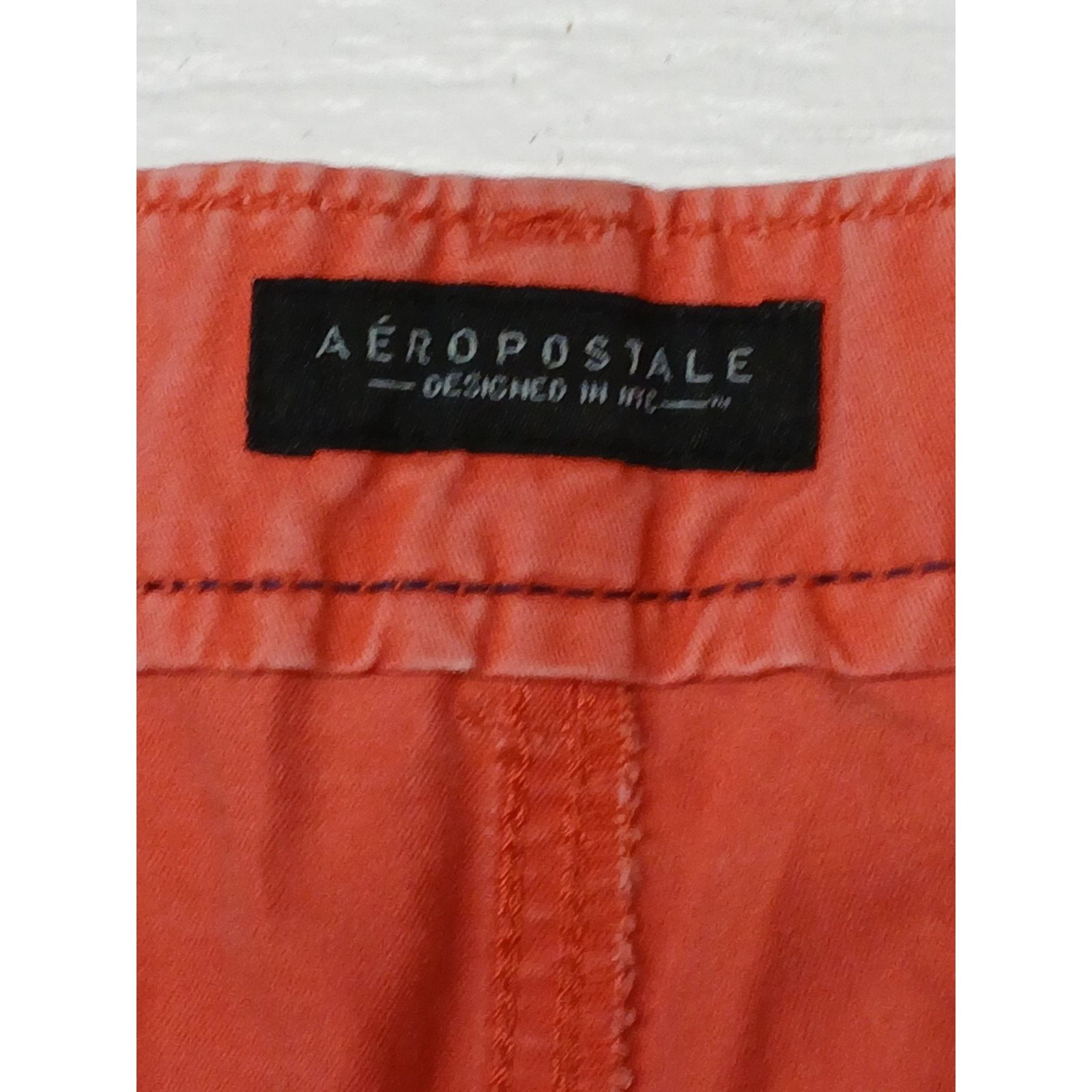 Aeropostale Aéropostale Red (33) Khaki Dress Casual Comfort Fit Shorts Size US 33 - 6 Thumbnail