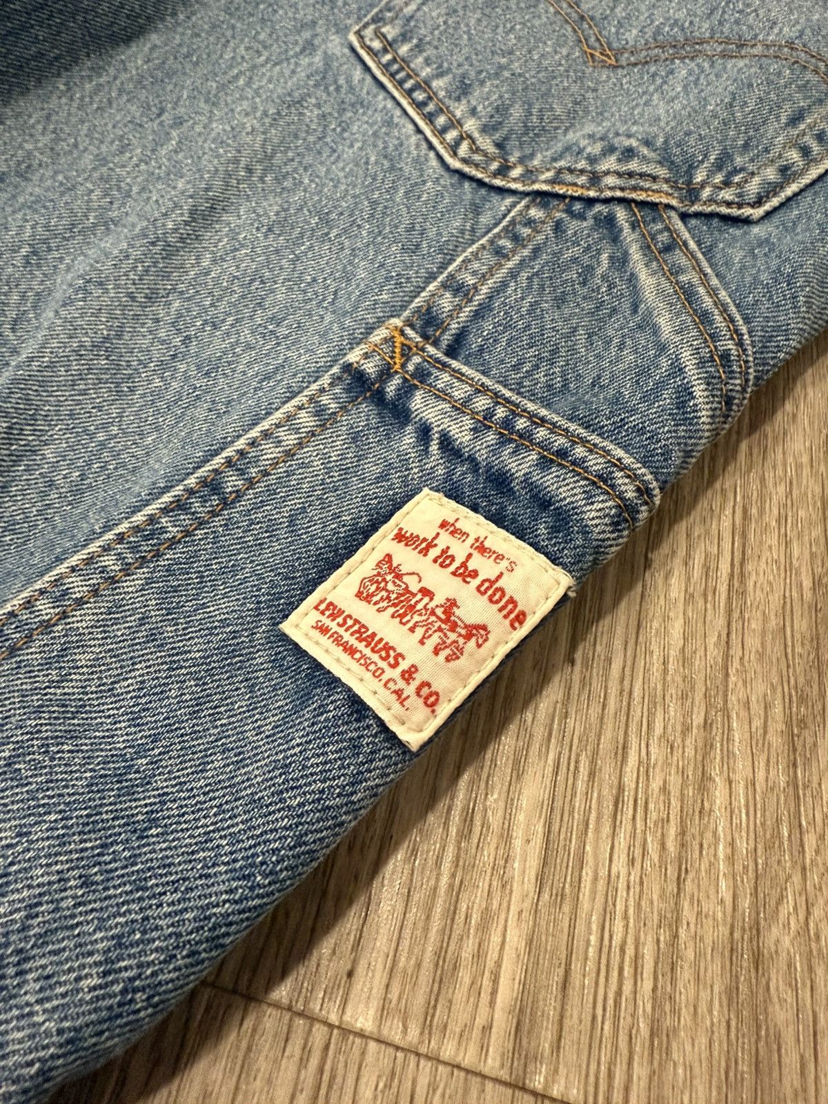 Levi's LEVI WORKWEAR JEANS Size US 30 / EU 46 - 3 Thumbnail