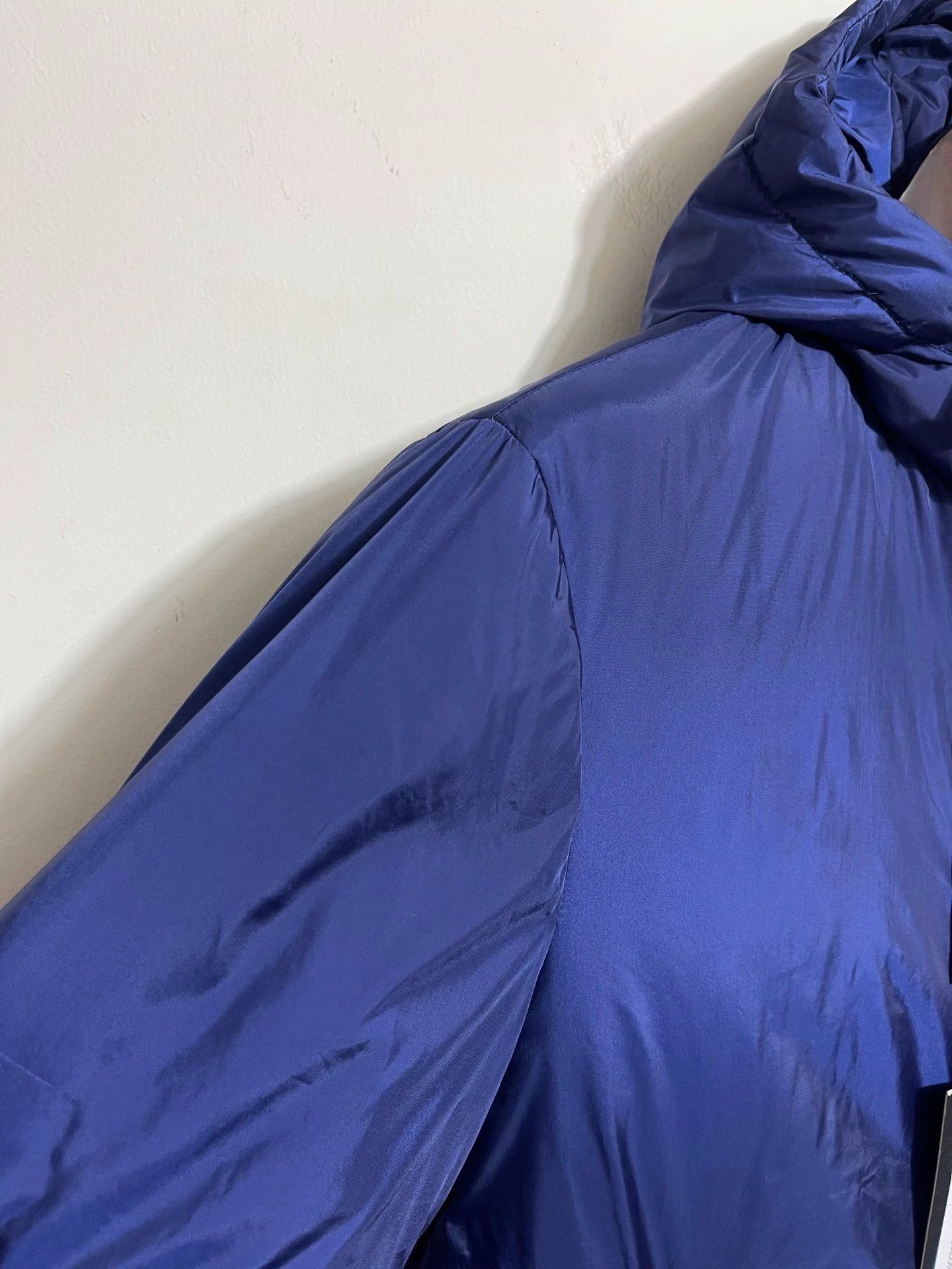 Dsquared2 Blue Hooded Puffer Jacket with Zipper Pockets Size US XXS / EU 40 - 4 Thumbnail