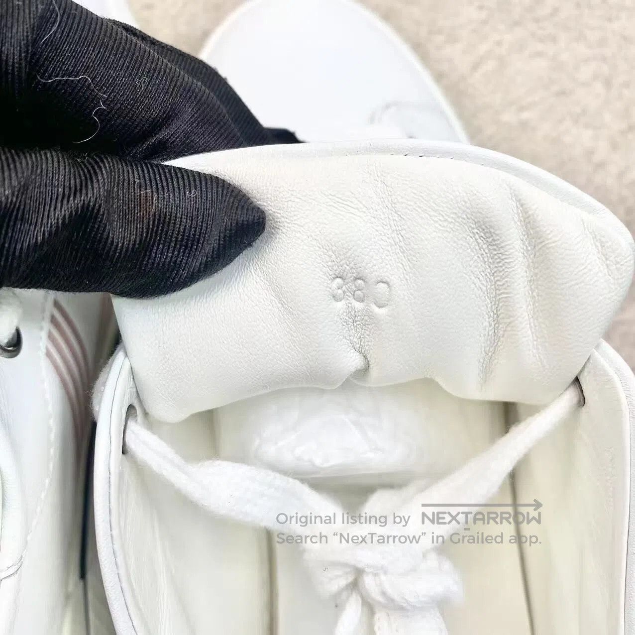 Hermes Hermes Color-blocked big H white shoes| Size US 7.5 / IT 37.5 - 7 Thumbnail