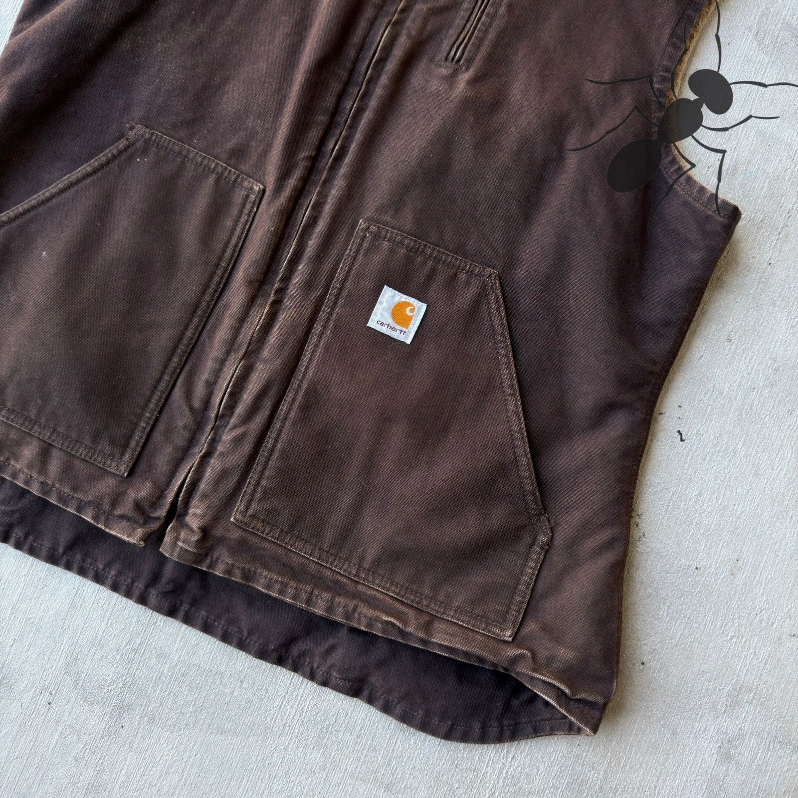 Carhartt × Vintage Carhartt WOMENS brown work wear vest Size US S / EU 44-46 / 1 - 3 Thumbnail