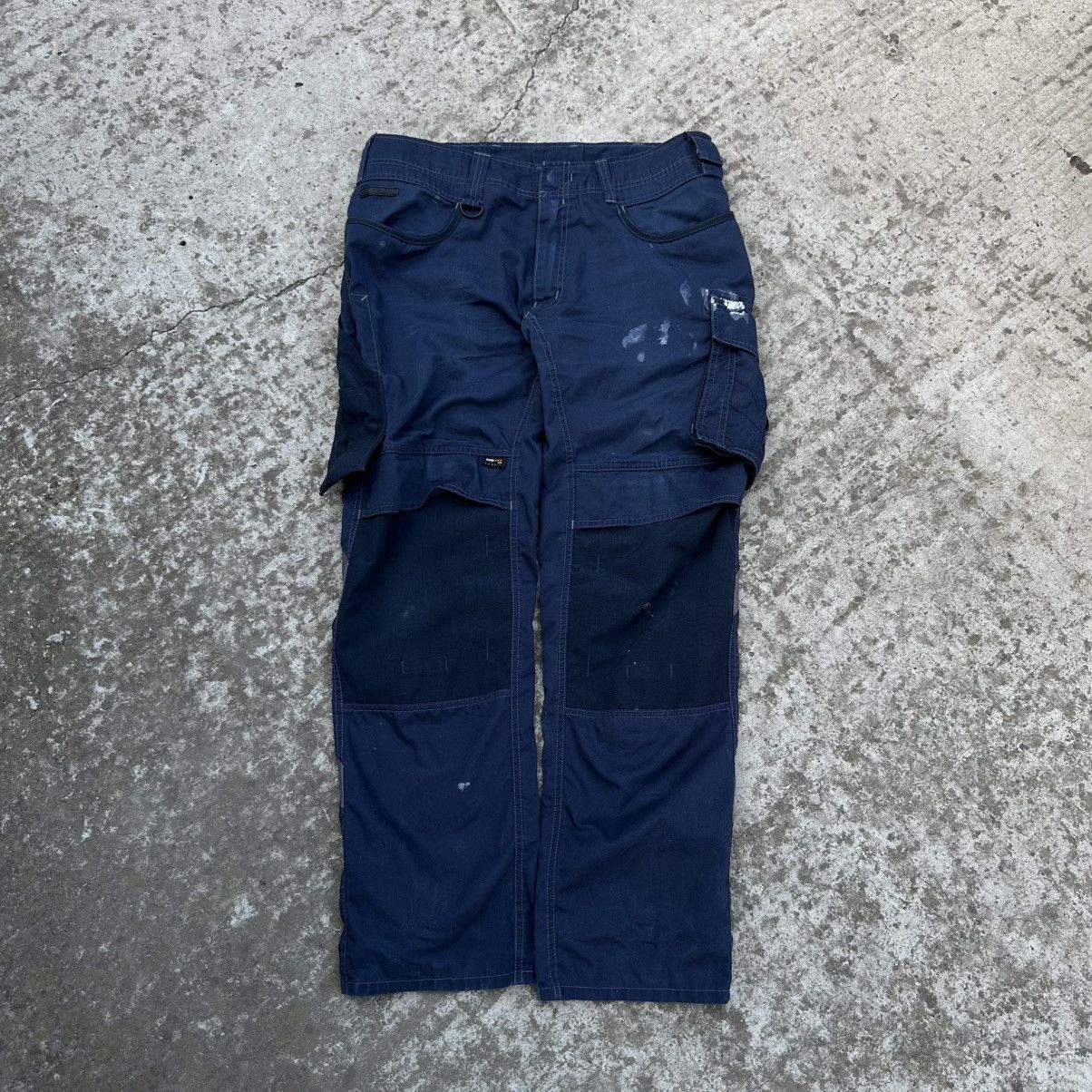 Moscot Vintage Japanese Style Mascot Workwear Pants Y2K Trashed 00s Size US 33 - 3 Thumbnail