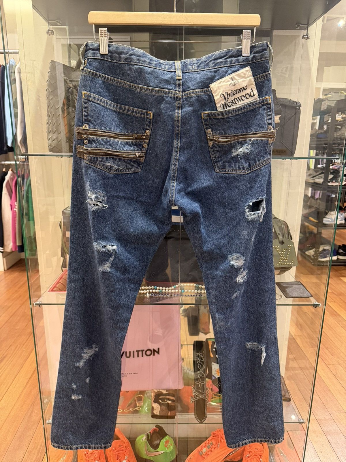 Vivienne Westwood Vivienne Westwood Cut Out Peppe Denim Jeans Size US 32 / EU 48 - 2 Thumbnail