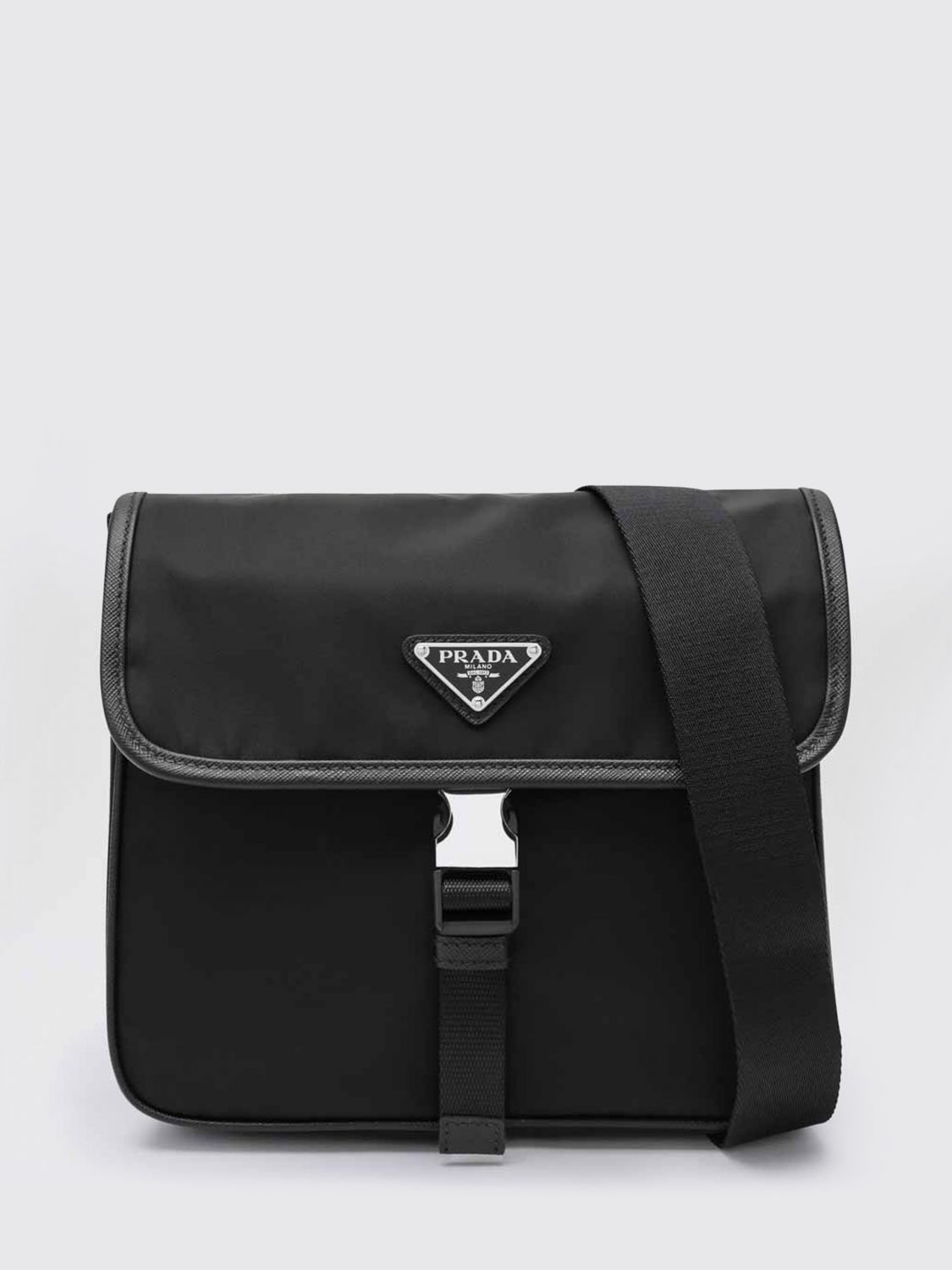 Prada Prada Shoulder Bag Men Black Size ONE SIZE - 1 Preview