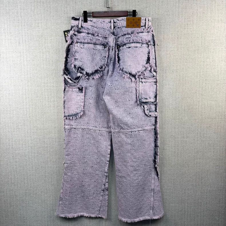 Louis Vuitton Louis Vuitton SS23 Fringe Destroying Presbyopia Full Print Size US 33 - 3 Thumbnail