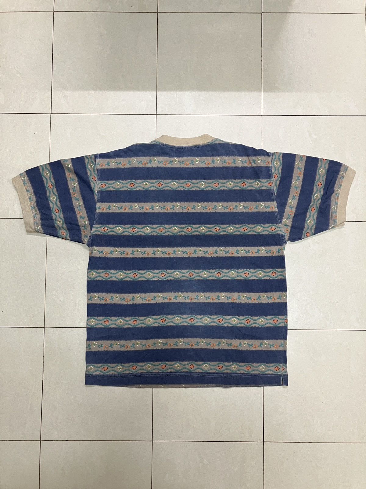 Untitled Artworks Vintage Stefanel Flower T Shirt Size US M / EU 48-50 / 2 - 8 Thumbnail