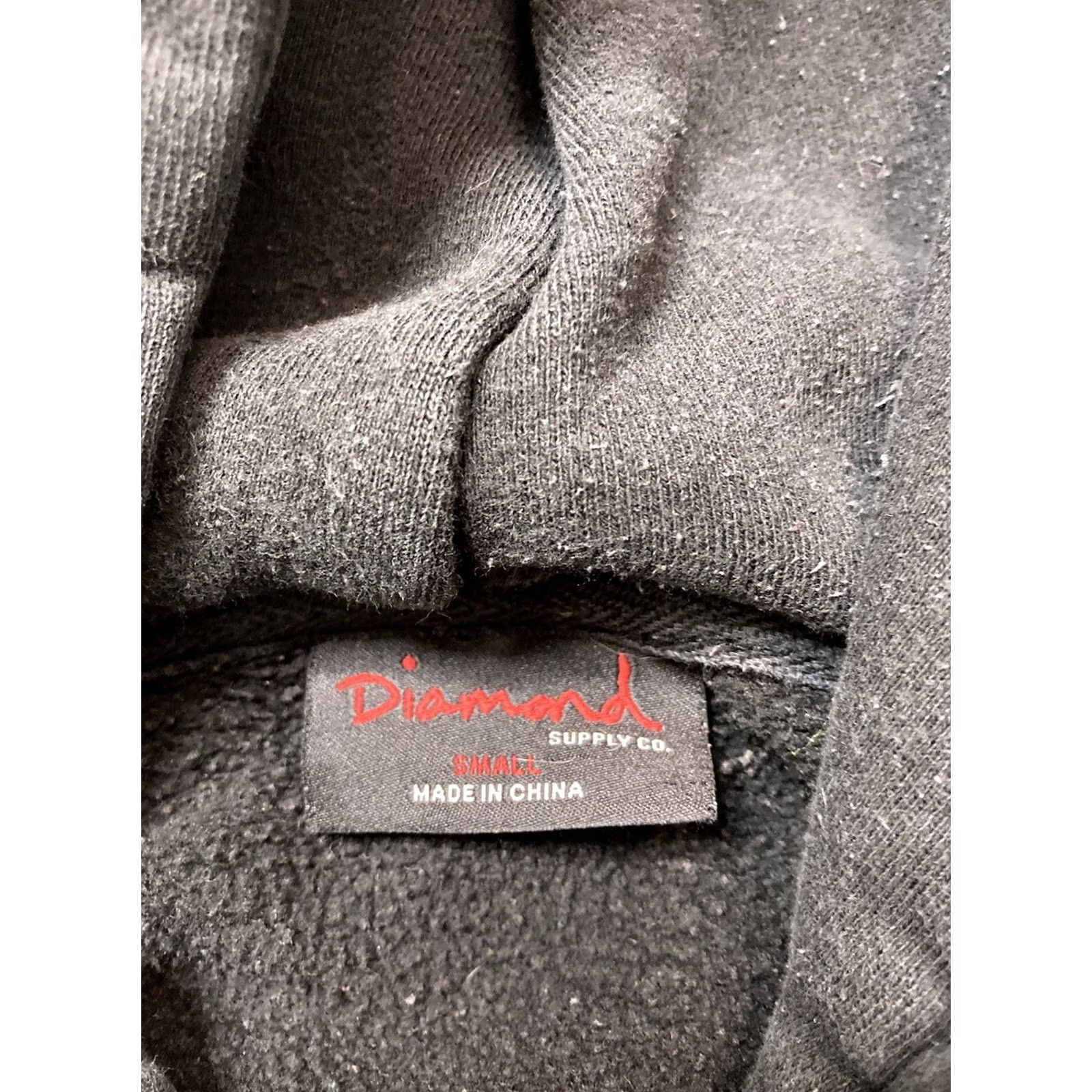 Diamond Supply Co. VINTAGE Diamond Supply Travis Scott Hoodie Men Small Black Pullover Shirt Hooded Graphic Print Pockets Logo 90s Hip Hop Music Size US S / EU 44-46 / 1 - 6 Thumbnail