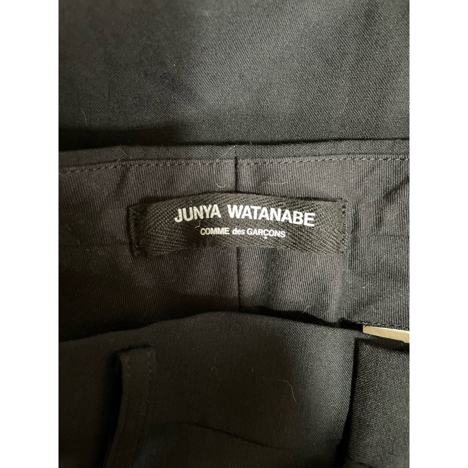 Comme des Garcons × Junya Watanabe Junya Watanabe Comme Des Garcons Black Drop Crotch Pant XS Size US 28 / EU 44 - 3 Thumbnail