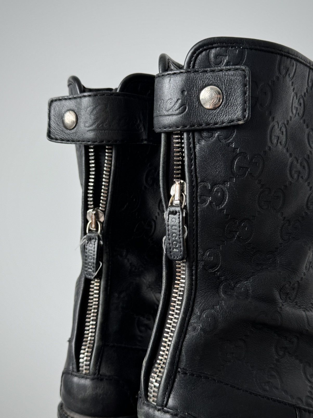 Gucci Gucci GG 'Guccissima' Biker Boots Size US 8 / IT 38 - 3 Thumbnail