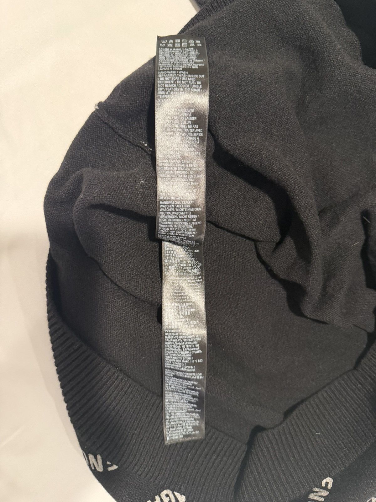 Balenciaga Balenciaga mens cashmere blend knit sweater. L Size US L / EU 52-54 / 3 - 4 Thumbnail