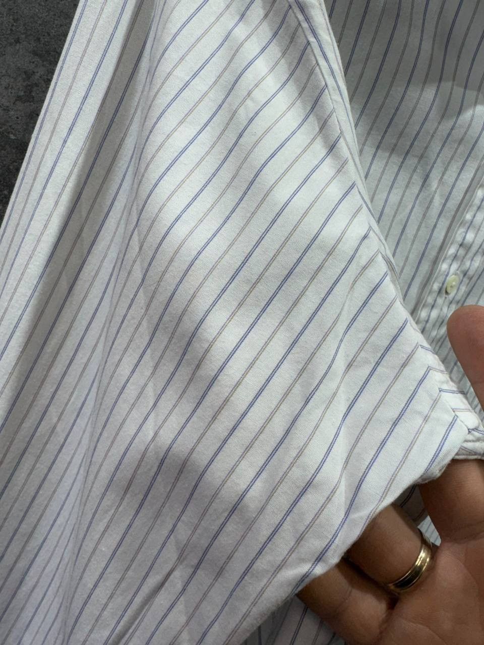 Christian Dior Monsieur Christian Dior Monsieur Vintage Striped Button Up Shirt Size US L / EU 52-54 / 3 - 7 Thumbnail