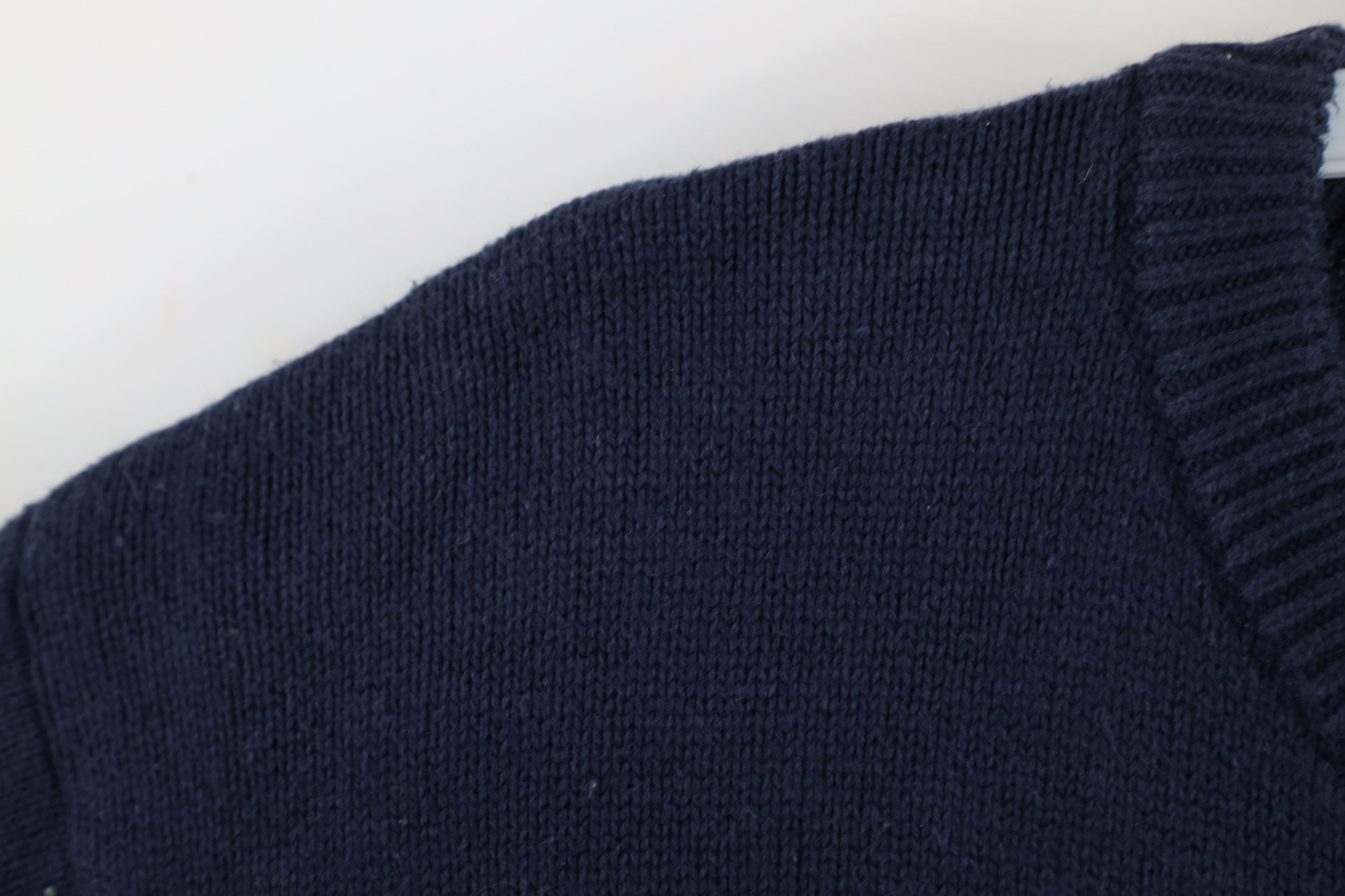 J.Crew Vintage J Crew Cotton Knit Fair Isle Snowflake Sweater Size US L / EU 52-54 / 3 - 11 Thumbnail