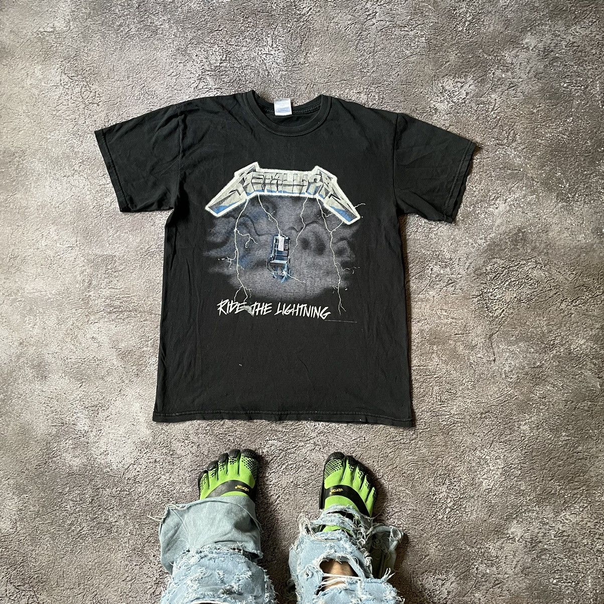 Vintage Vintage 90s Metallica Band Tee Graphic Grunge Punk Worn In M Size US M / EU 48-50 / 2 - 3 Thumbnail