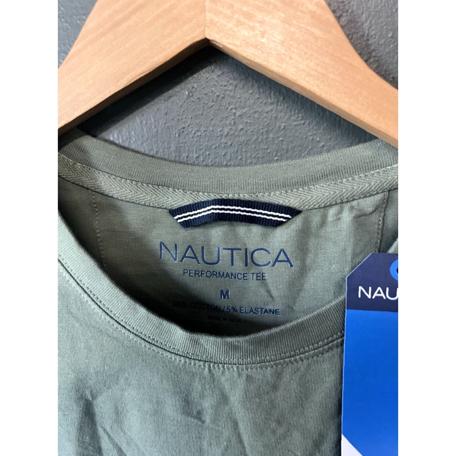 Nautica Nautica T-Shirt Mens Green Short Sleeve M NWT Performance Shirt Size US M / EU 48-50 / 2 - 3 Thumbnail
