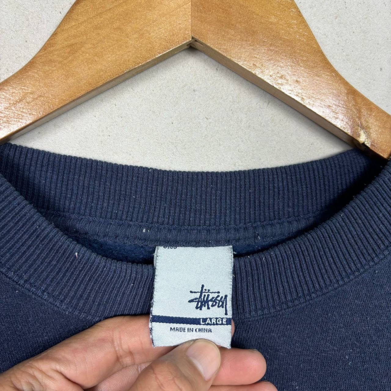 Stussy Vintage 90s Stussy Scribble Logo Crewneck Sweatshirt Large Size US L / EU 52-54 / 3 - 6 Thumbnail