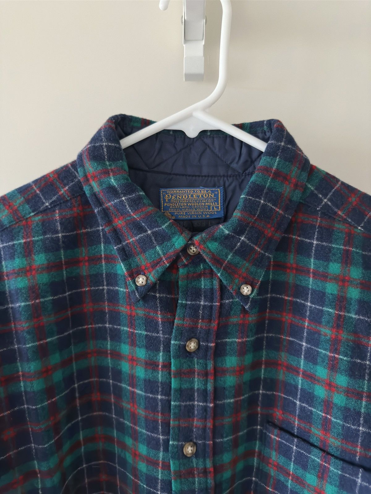 Pendleton Vintage Pendleton Fireside Shirt Wool Button Up Made In USA Size US L / EU 52-54 / 3 - 4 Thumbnail