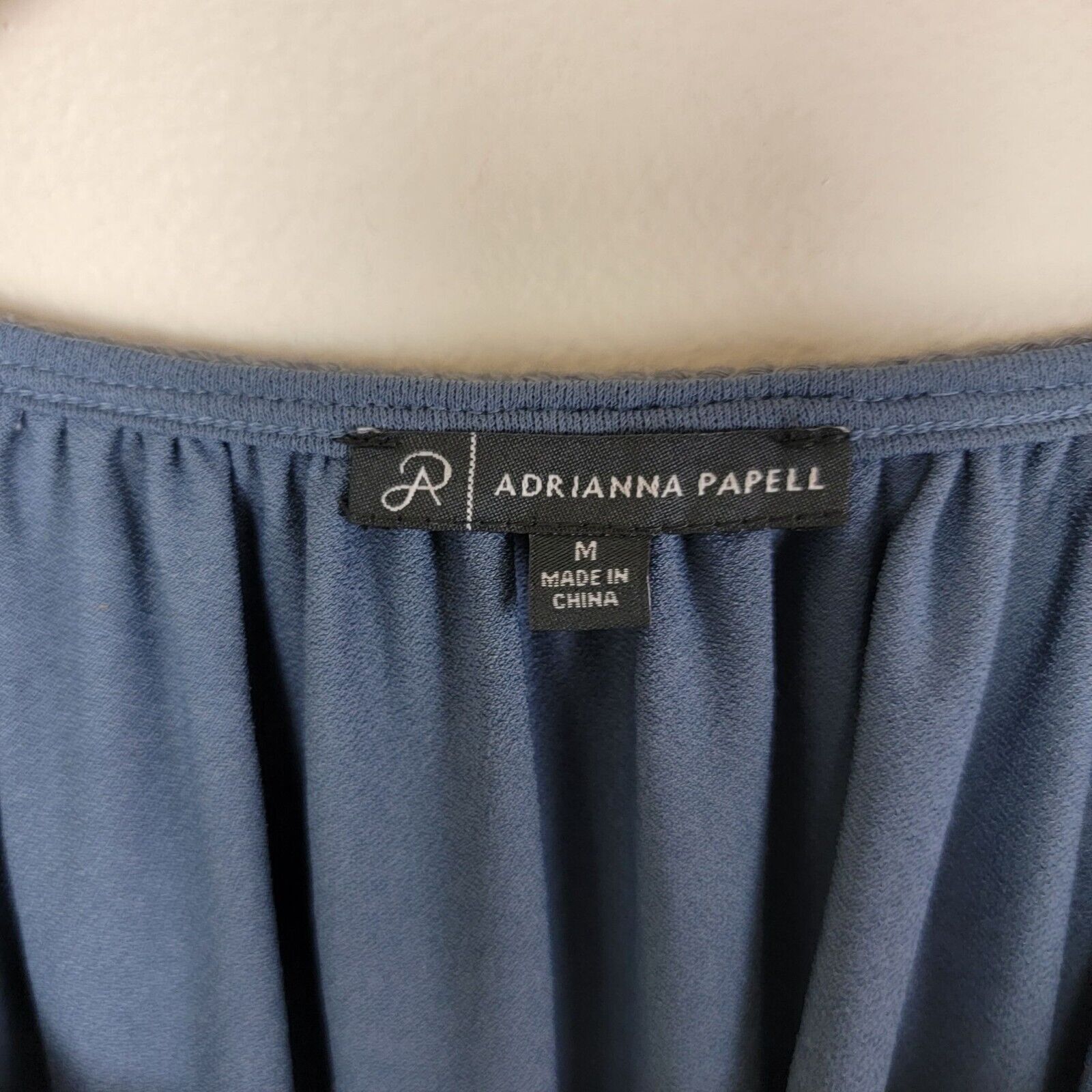 Adrianna Papell Adrianna Papell Embroidered Peasant Blouse Balloon Sleeve Size M / US 6-8 / IT 42-44 - 11 Thumbnail