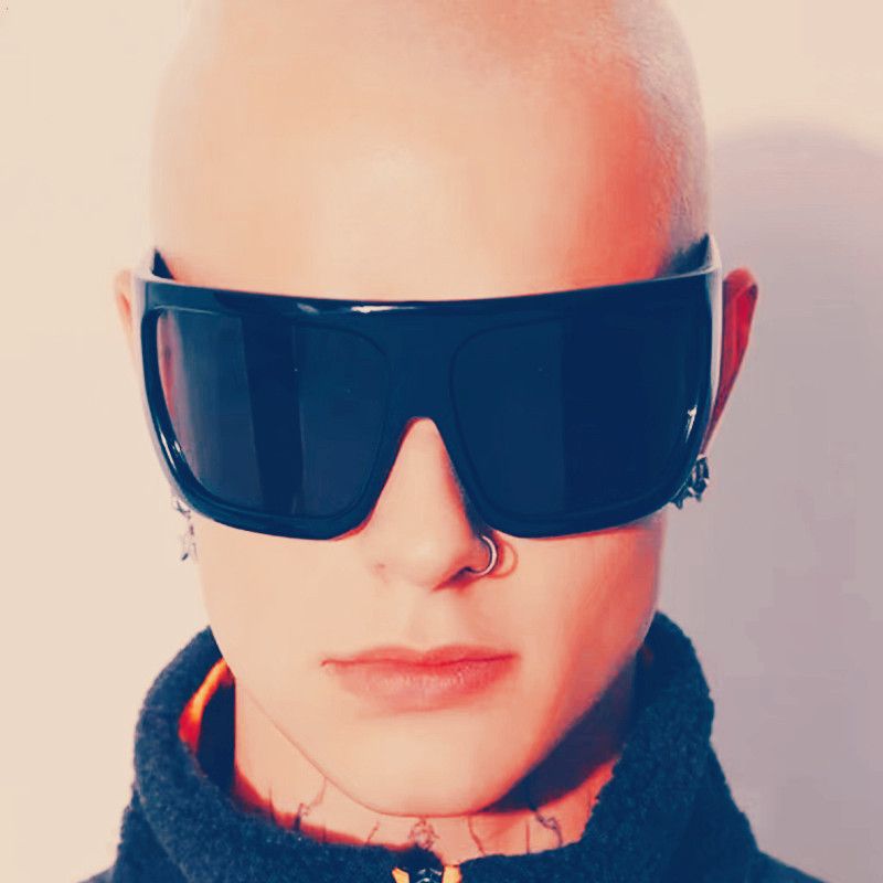 Electric Visual Retro Street ins style custom avant-garde sunglasses Size ONE SIZE - 6 Thumbnail