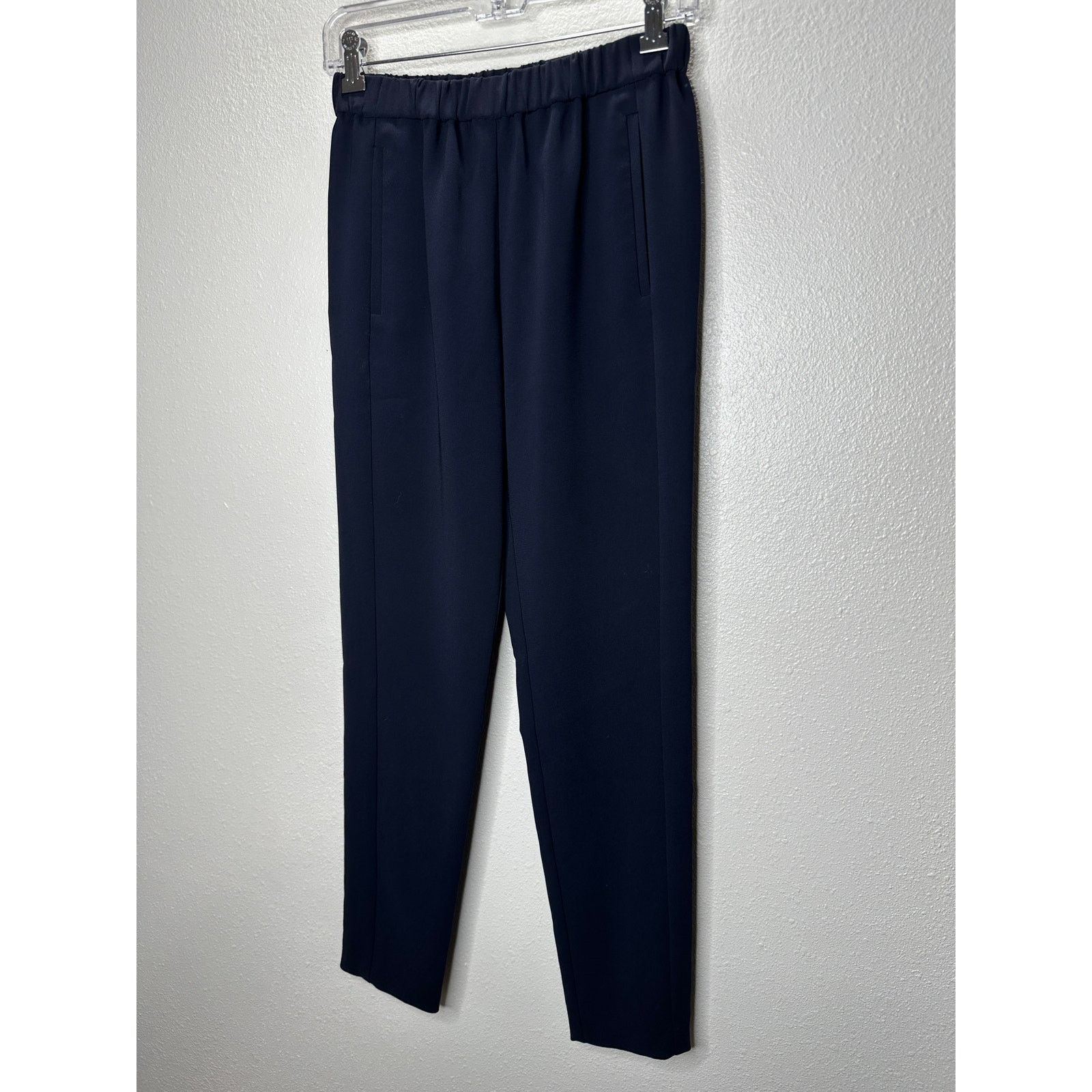 Theory Theory Thorene Black Crepe Pocketed Pull On Slacks P XS Size 27" / US 4 / IT 40 - 3 Thumbnail