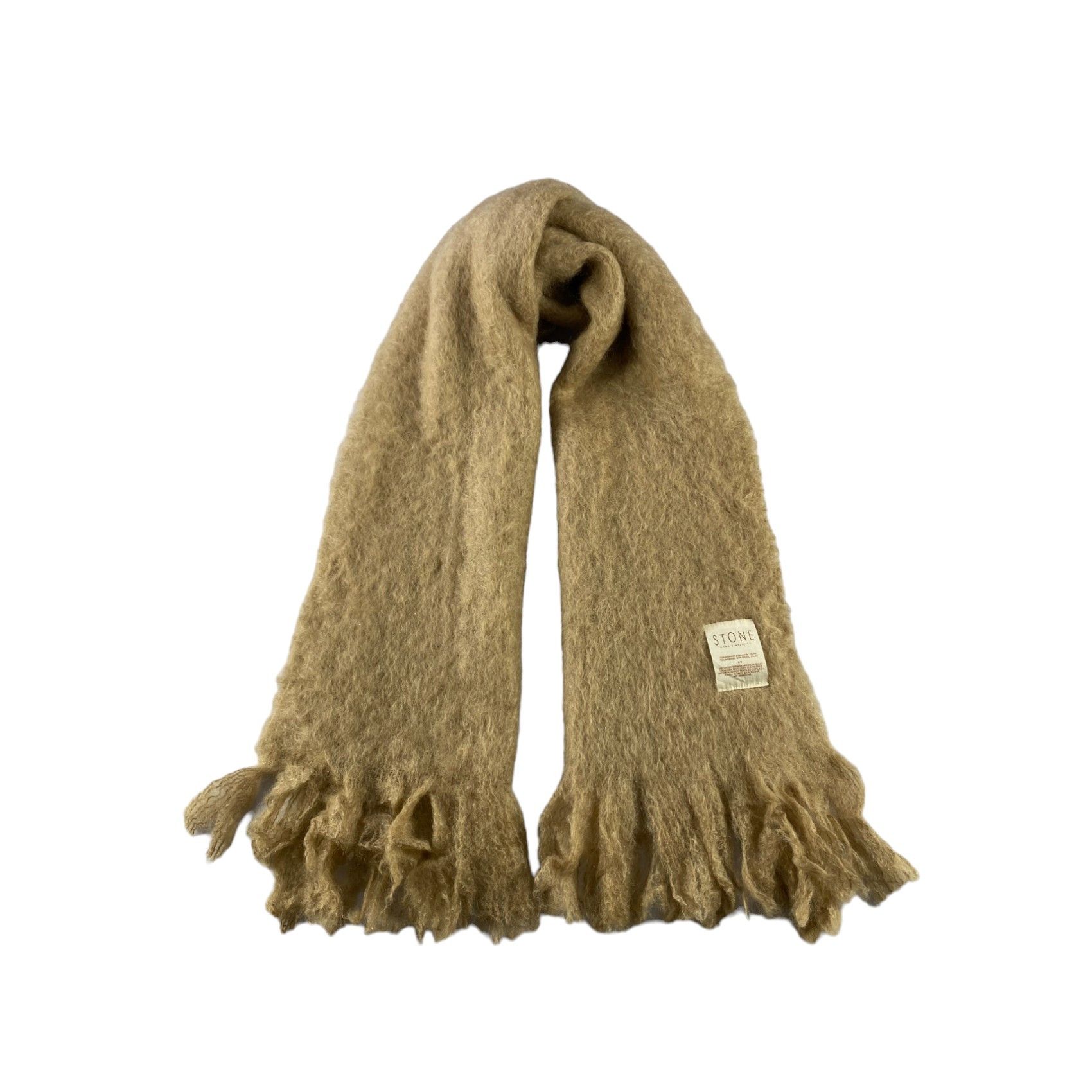 Vintage Mohair Scarf / Muffler / Neckwear - WW1297 Size ONE SIZE - 1 Thumbnail