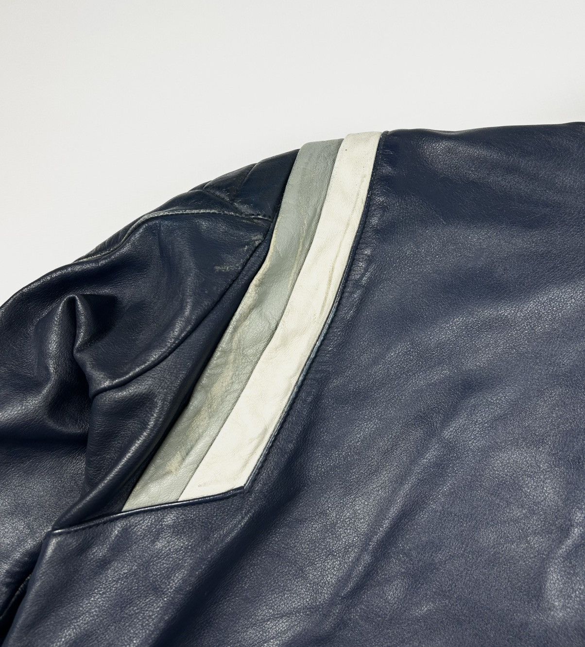 Vintage Rare Vintage 80s Harro Racing Leather Jacket Avantgarde Size US L / EU 52-54 / 3 - 16 Thumbnail