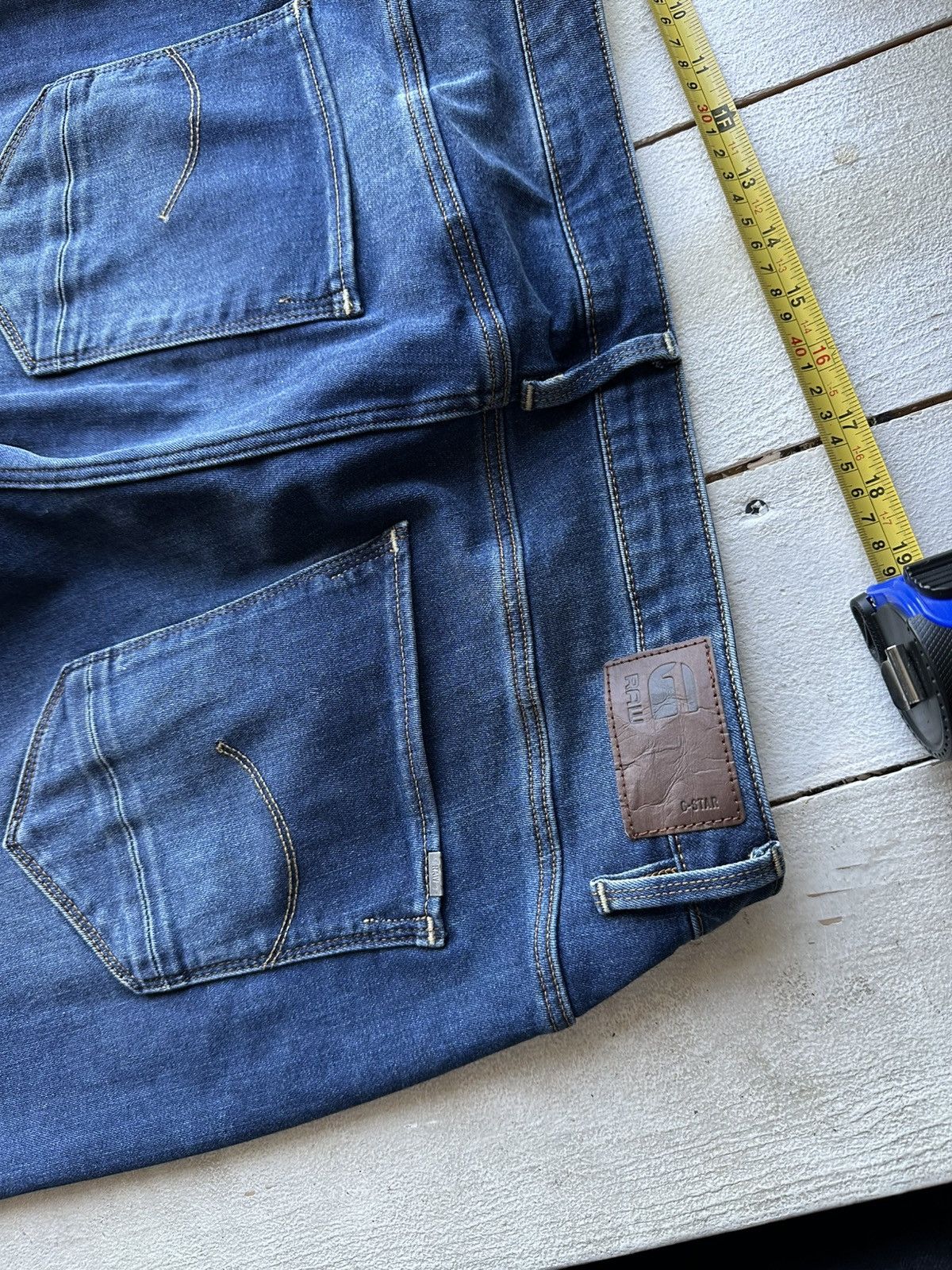 G-Star 🚨PUNK G STAR OPIUM 96 BLUE MENS JEANS Y2k BIKER Size US 28 / EU 44 - 12 Thumbnail
