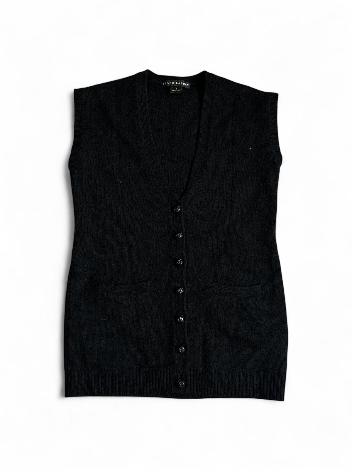 Ralph Lauren Women's Ralph Lauren Black Label Sleeveless Knit Sweater Size M / US 6-8 / IT 42-44 - 1 Thumbnail