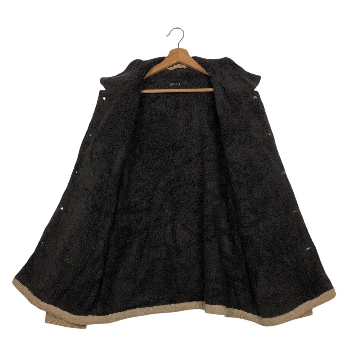 Japanese Brand 📌Vintage Biker Jacket Flat Linner Sherpa Blanket Size US L / EU 52-54 / 3 - 14 Thumbnail