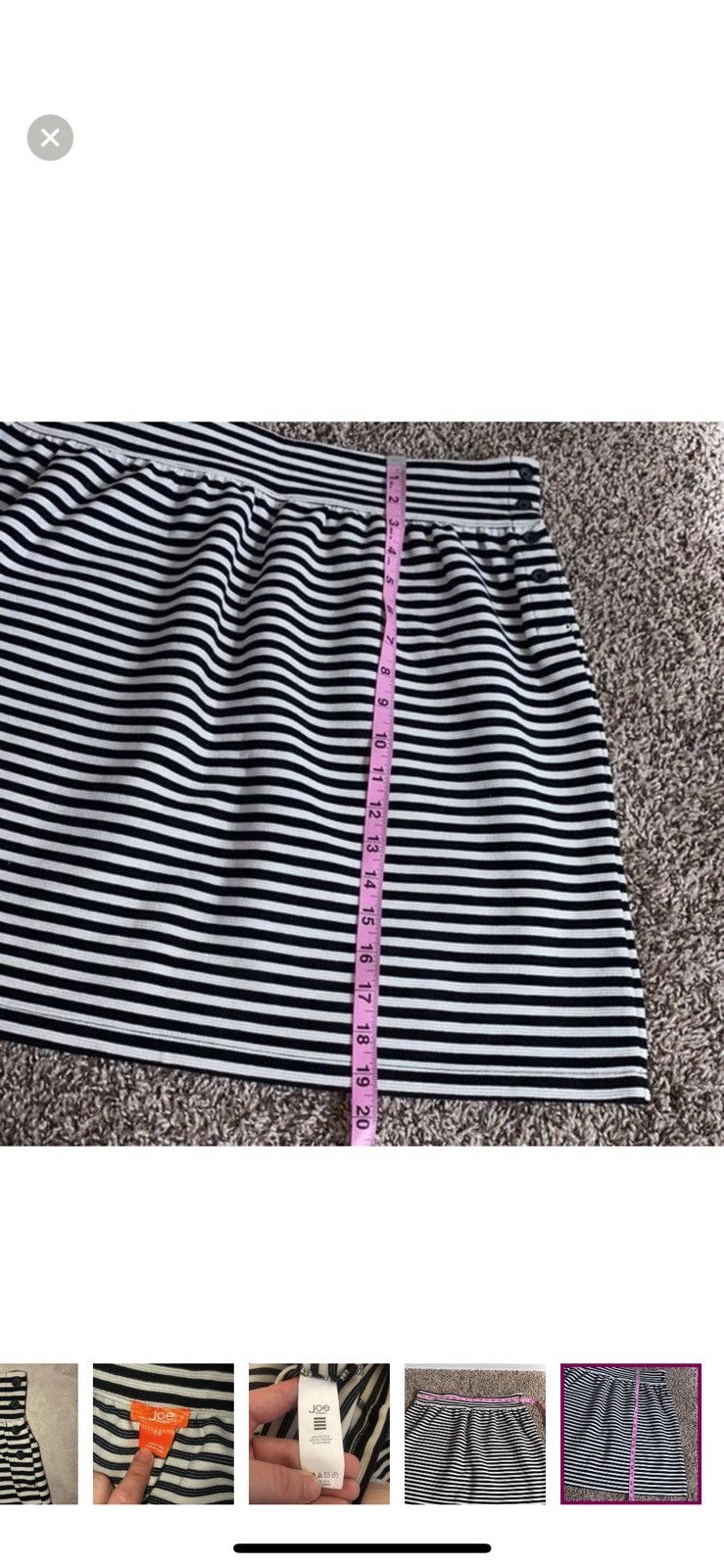 Joe Freshgoods Joe fresh striped skirt size 14 Size 36" / US 14 / IT 50 - 7 Thumbnail