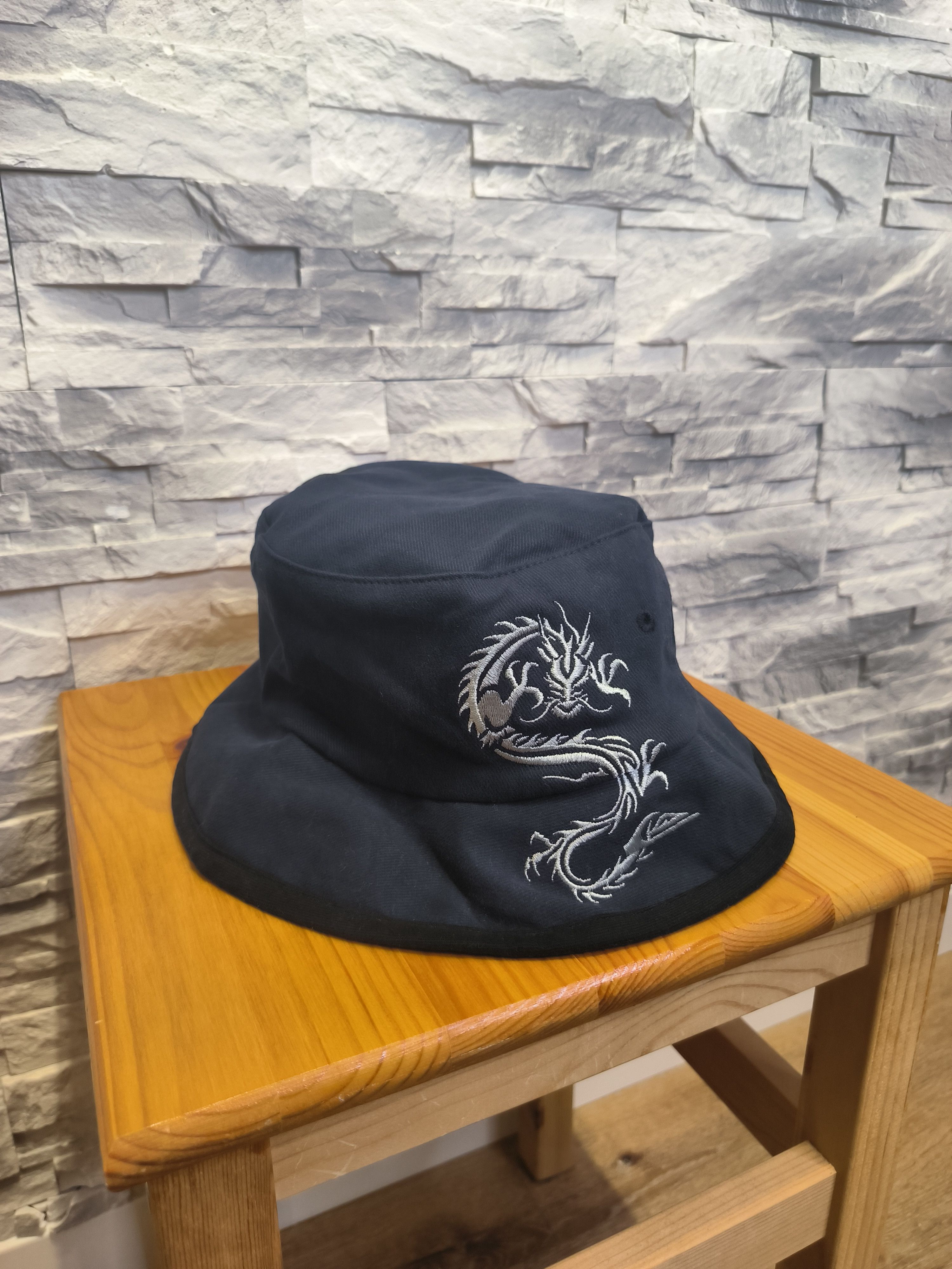 Quiksilver × Vintage Quiksilver Bucket Hat Vintage Dragon Logo cap Size ONE SIZE - 1 Thumbnail
