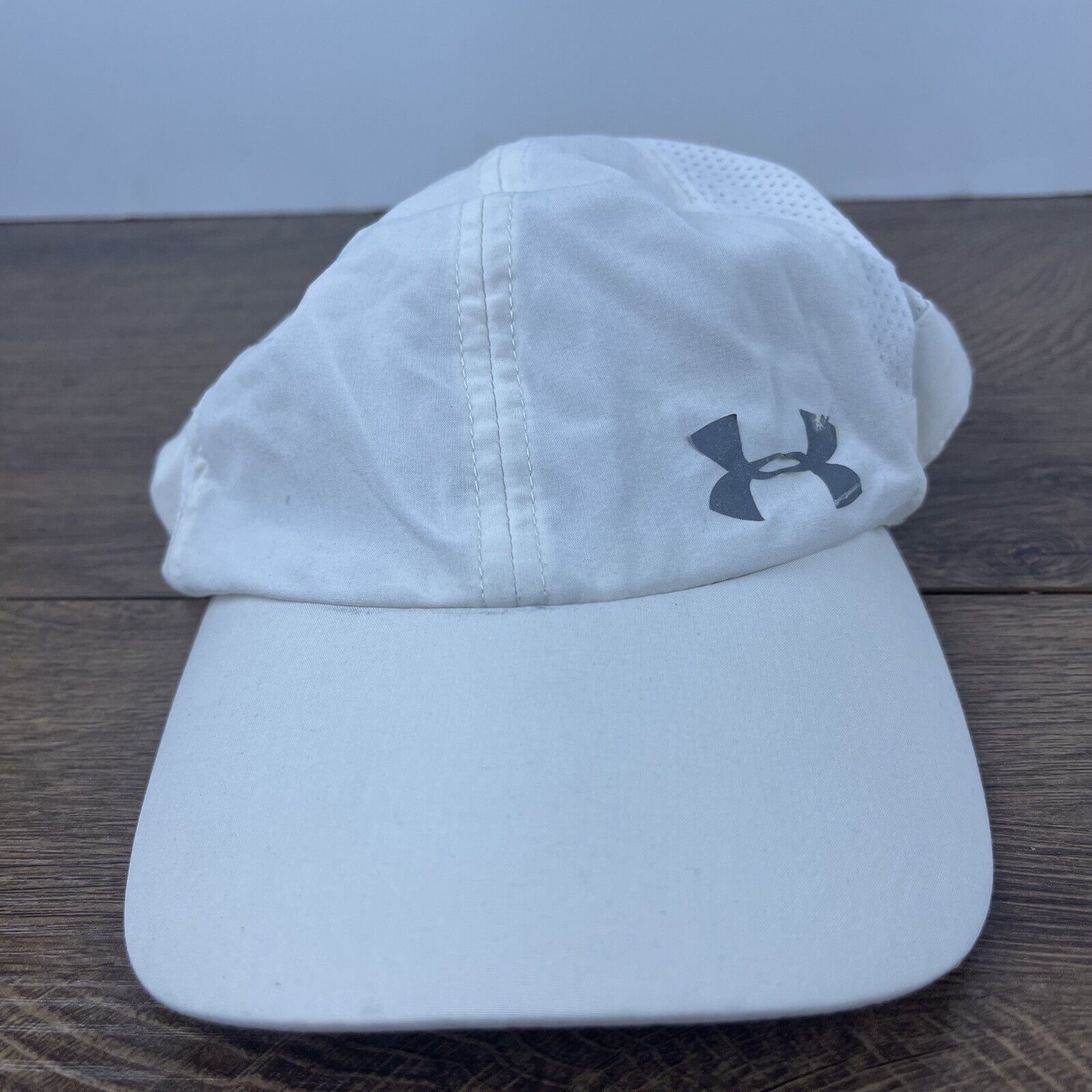 Under Armour Under Armour Running Hat UA Athletic White Hat Adjustable Wo Size ONE SIZE - 4 Thumbnail