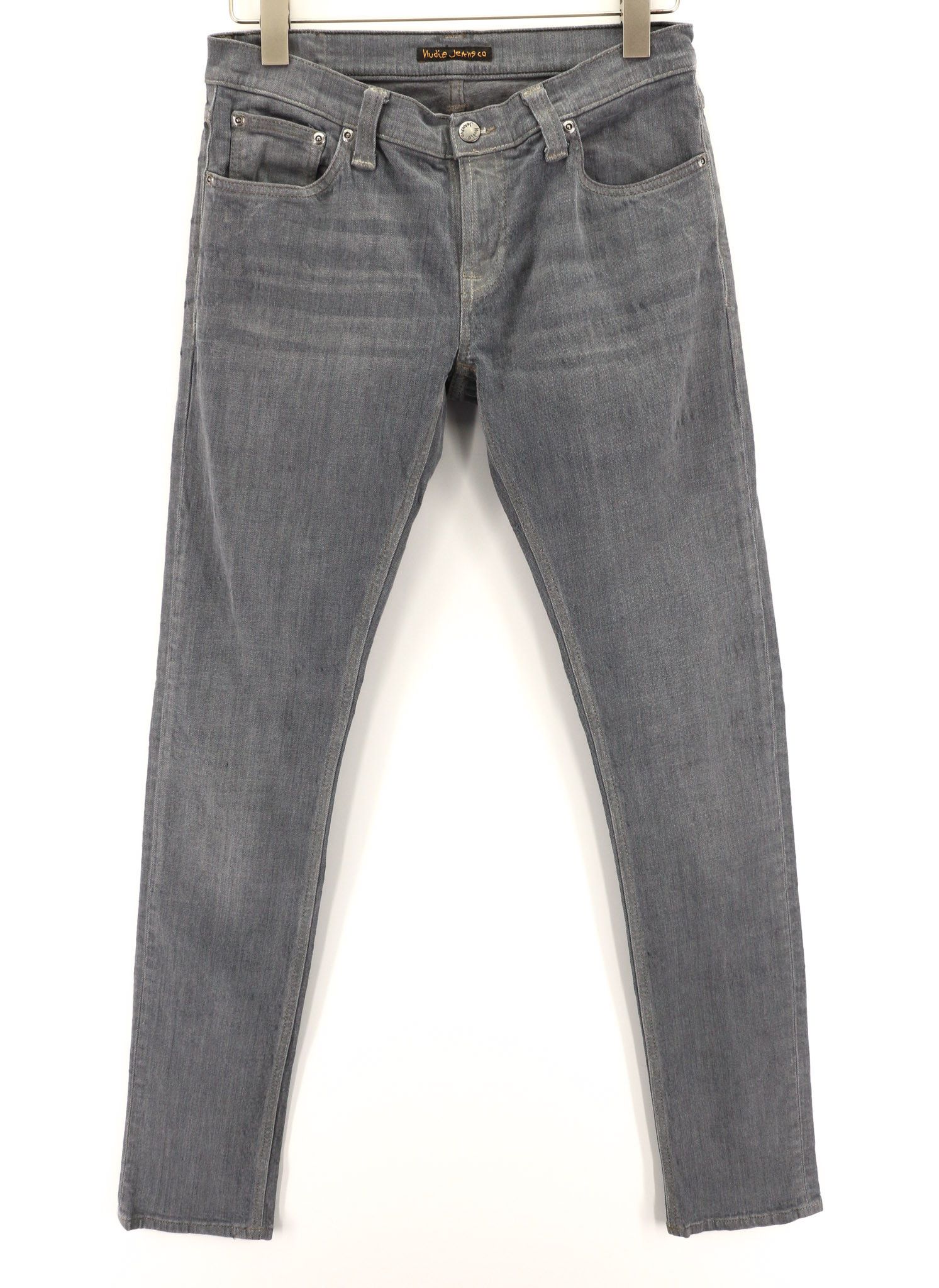 Nudie Jeans TIGHT LONG JOHN W30/L34 Charcoal Slim Denim Jeans 80703 Size US 30 / EU 46 - 1 Thumbnail