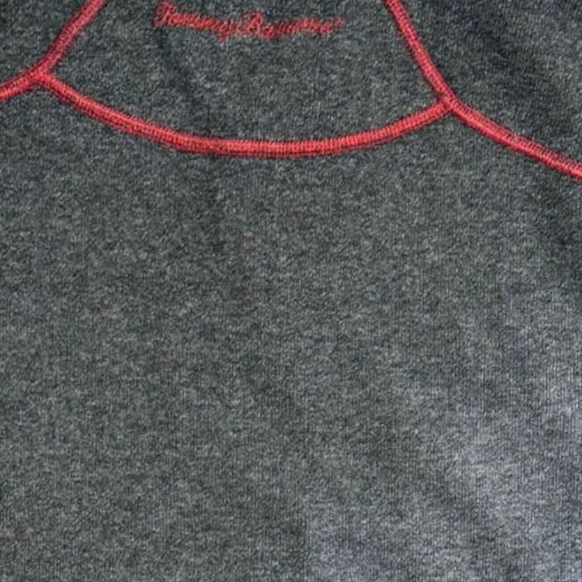 Tommy Bahama Tommy Bahama Sweatshirt Mens XL Gray Burgundy Flipshore Reversible Quarter Zip Shirt Size US XL / EU 56 / 4 - 6 Thumbnail