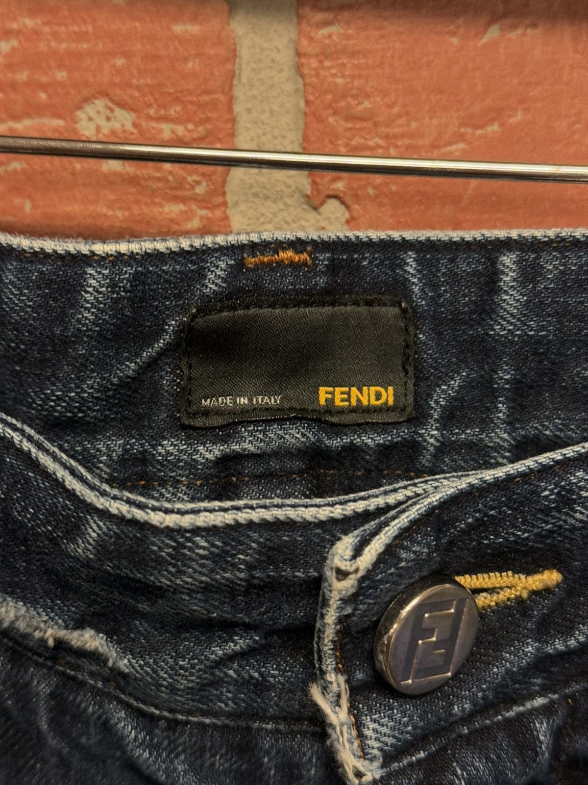 Fendi Fendi Jeans Blue Size 32/34 Authentic VINTAGE RARE Size US 32 / EU 48 - 10 Thumbnail