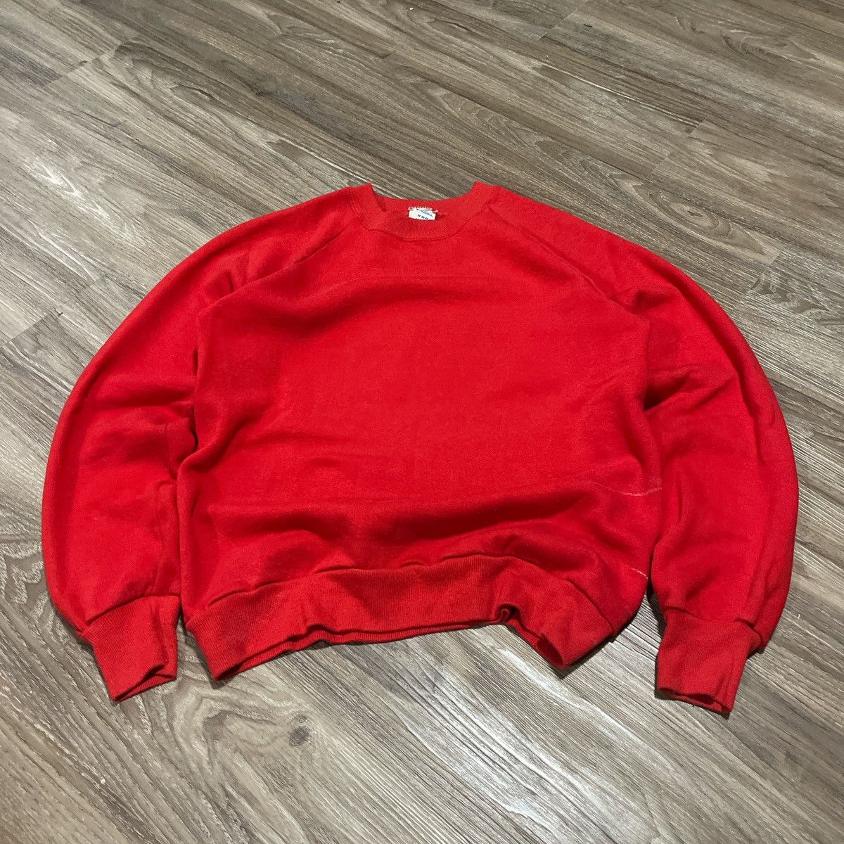 Japanese Brand × Vintage Vintage 80’s Russell Athletics Faded Red Sweatshirt Size US M / EU 48-50 / 2 - 1 Thumbnail