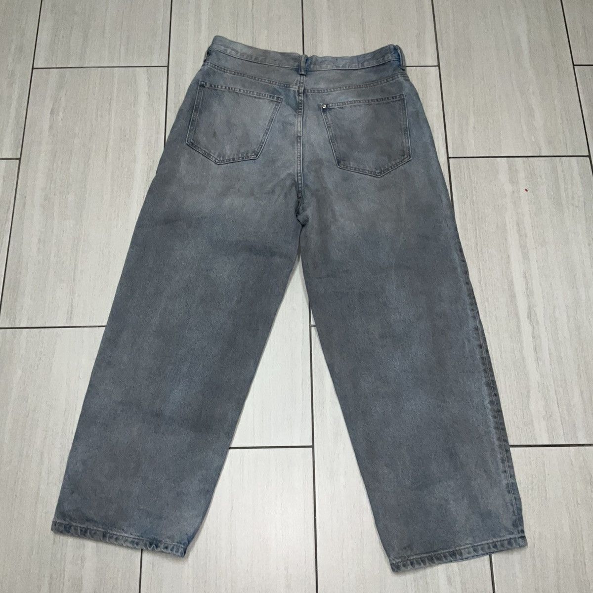 H&M Mud Wash Baggy Jeans Size US 34 / EU 50 - 3 Thumbnail