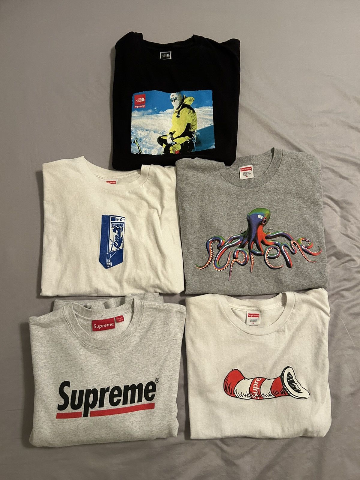 Supreme Supreme Tees and Crewneck Package Size US M / EU 48-50 / 2 - 1 Thumbnail