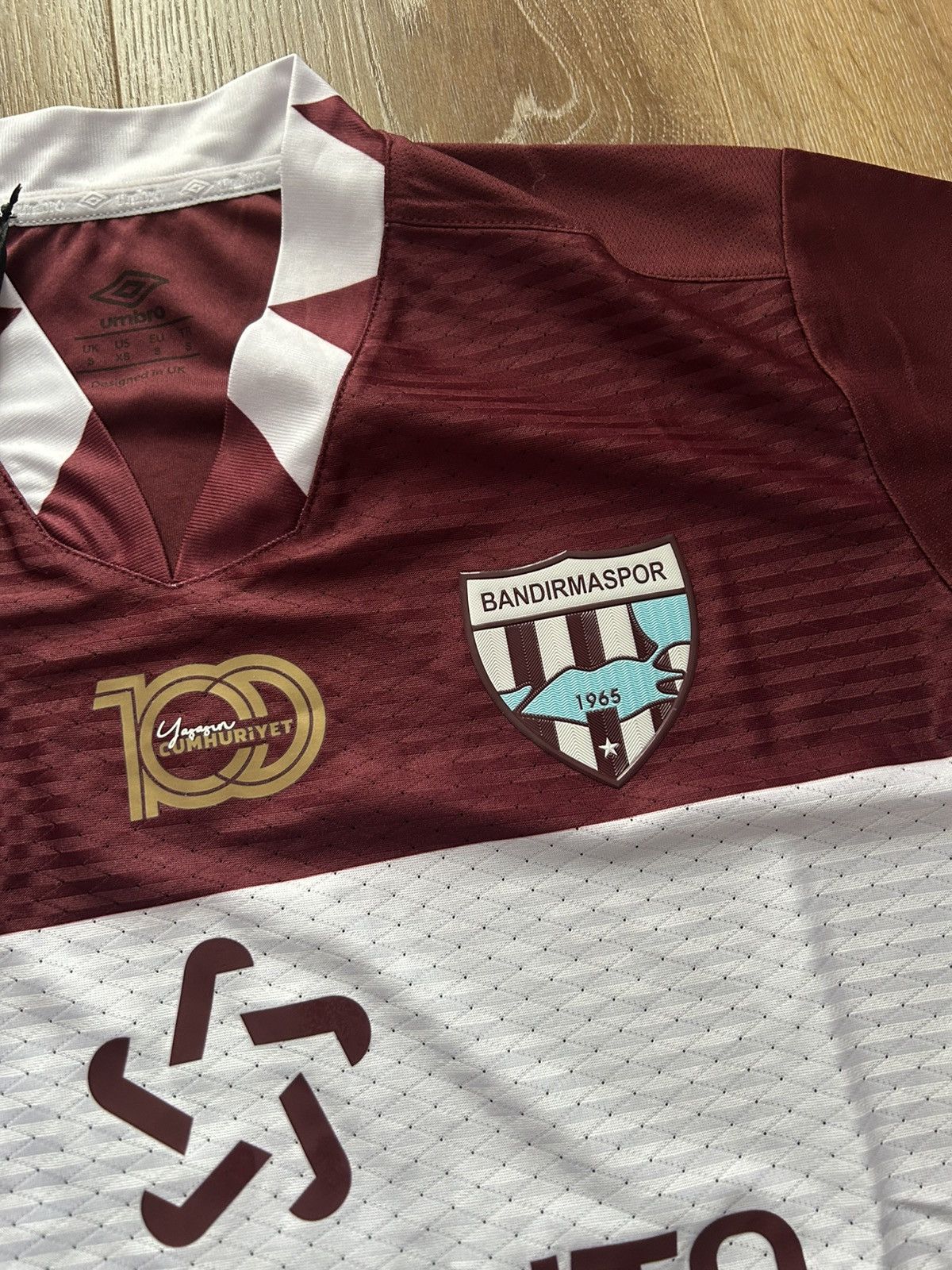 Umbro Bandırmaspor 2022-23 Away jersey Size US S / EU 44-46 / 1 - 4 Thumbnail
