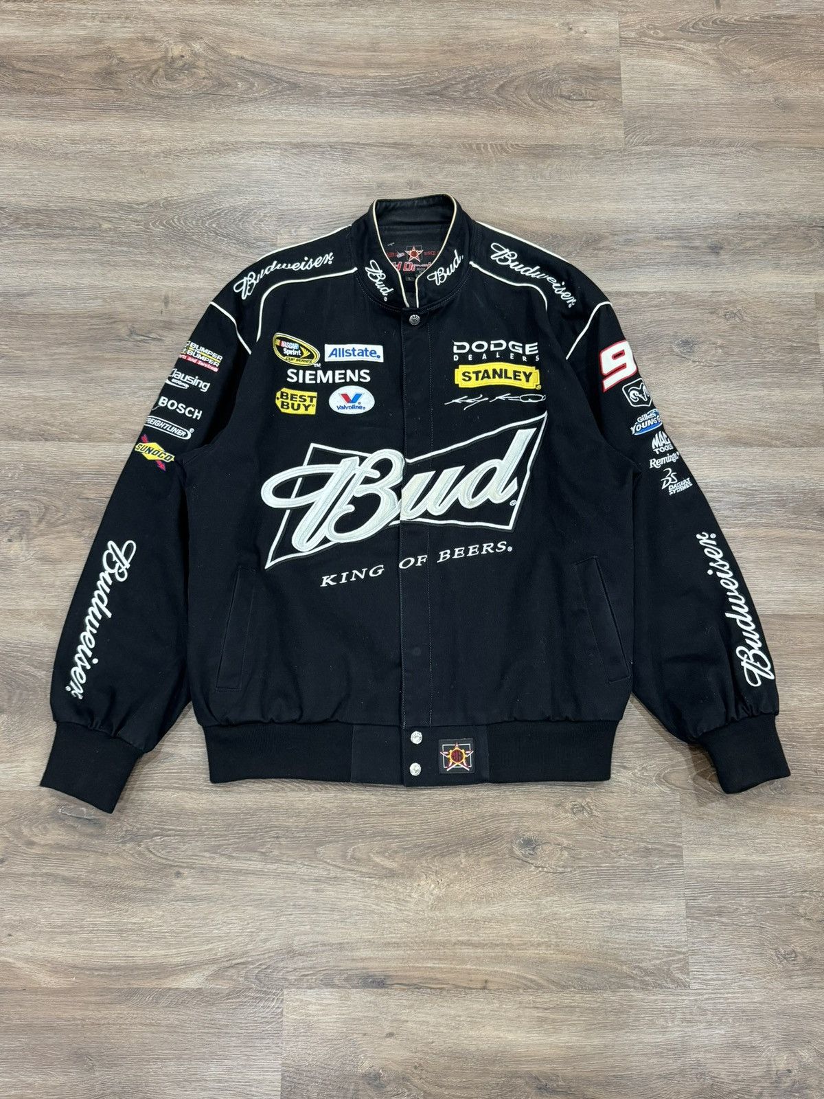 JH Design VINTAGE JEFF HAMILTON BUDWEISER RACING JACKET Size US L / EU 52-54 / 3 - 2 Thumbnail