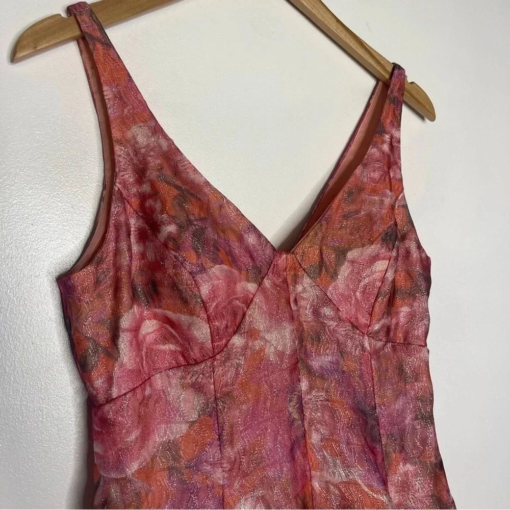Other Aidan Mattox Printed Jacquard High Low Formal Dress Size 8 Size M / US 6-8 / IT 42-44 - 5 Thumbnail