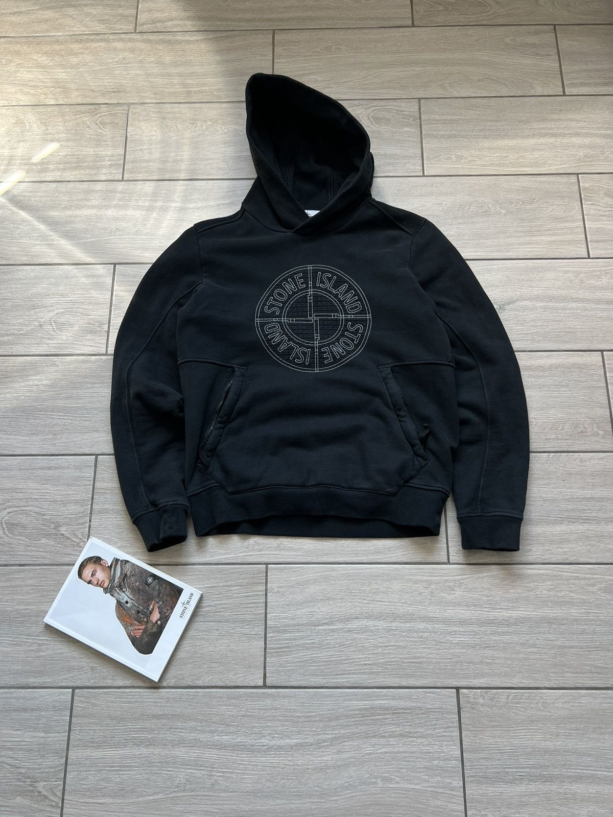 Vintage stone island hoodie hotsell
