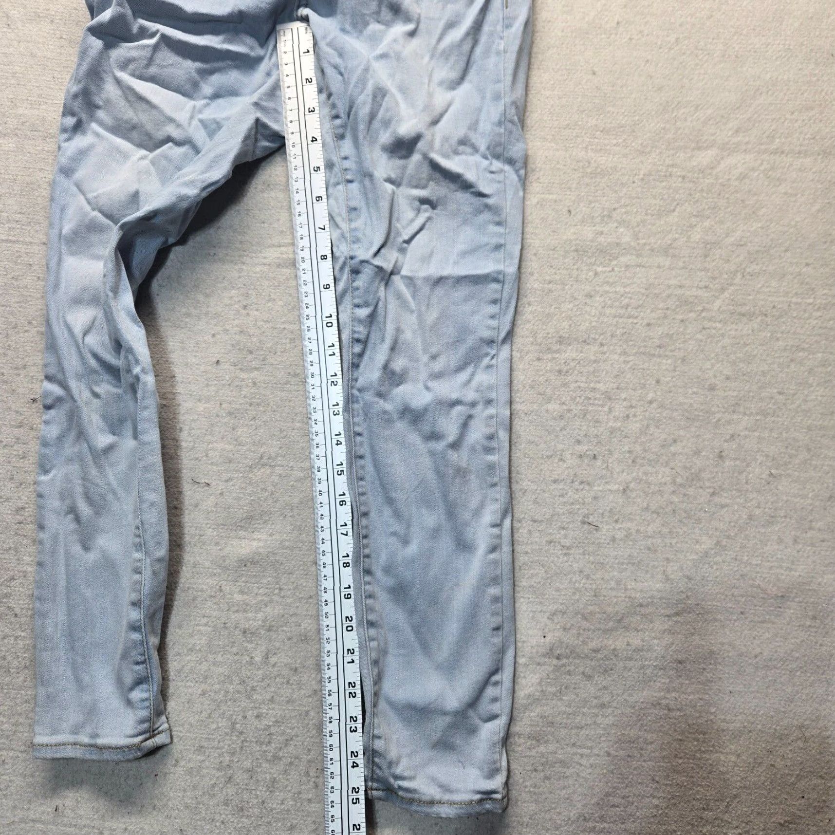 Vintage VINTAGE Universal Thread Women's Skinny Jeans Mid Rise Light Blue Denim Pants Size 2/26 26in Inseam Size 26" / US 2 / IT 38 - 6 Thumbnail