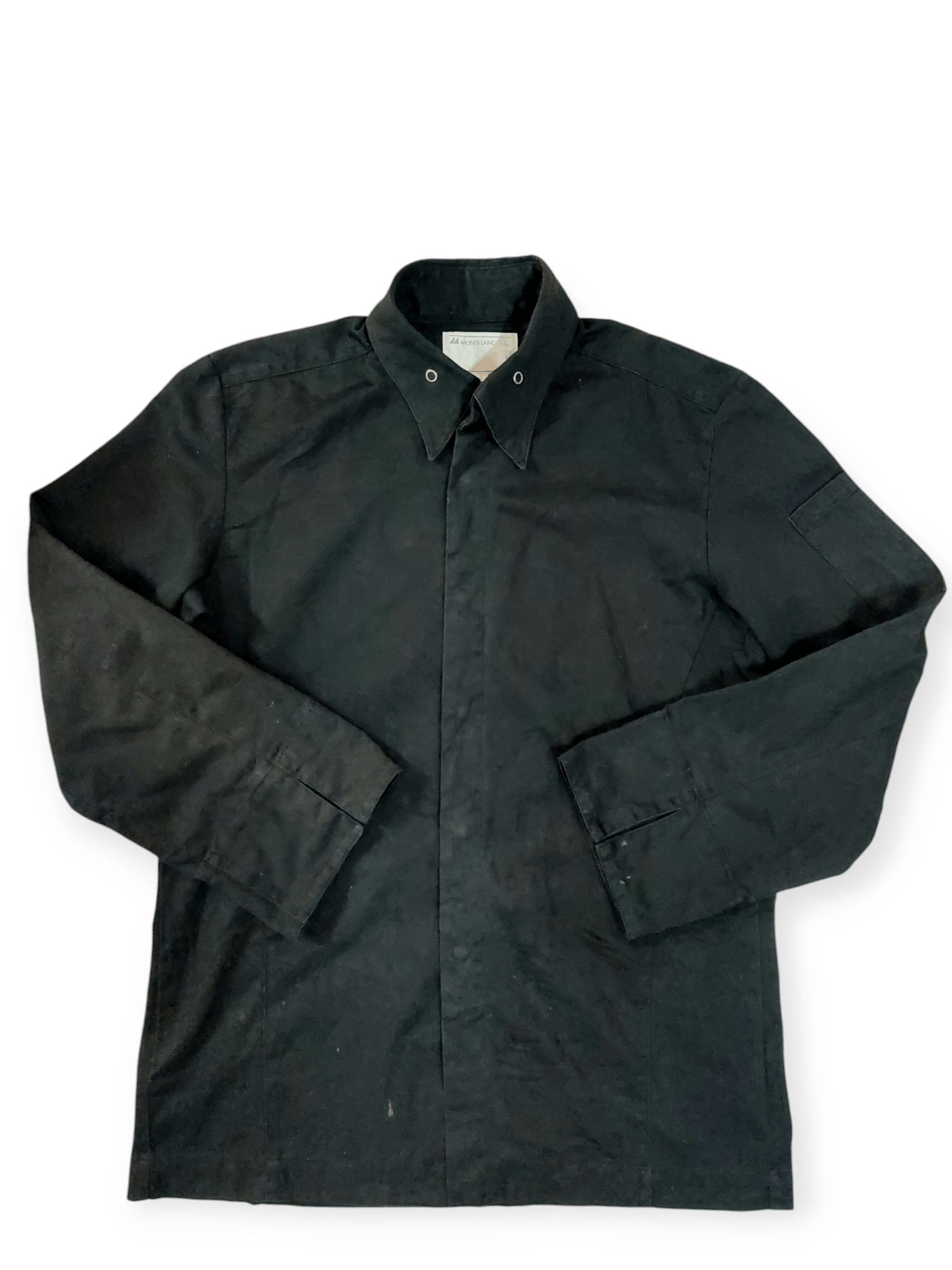 Montblanc Black Chef Style Button Up