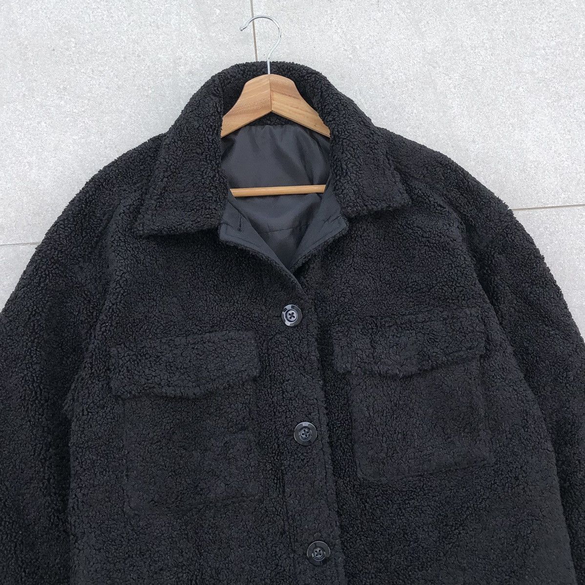 GU Japanese Brand Gu Sherpa Button Up Jacket Size US XL / EU 56 / 4 - 6 Thumbnail