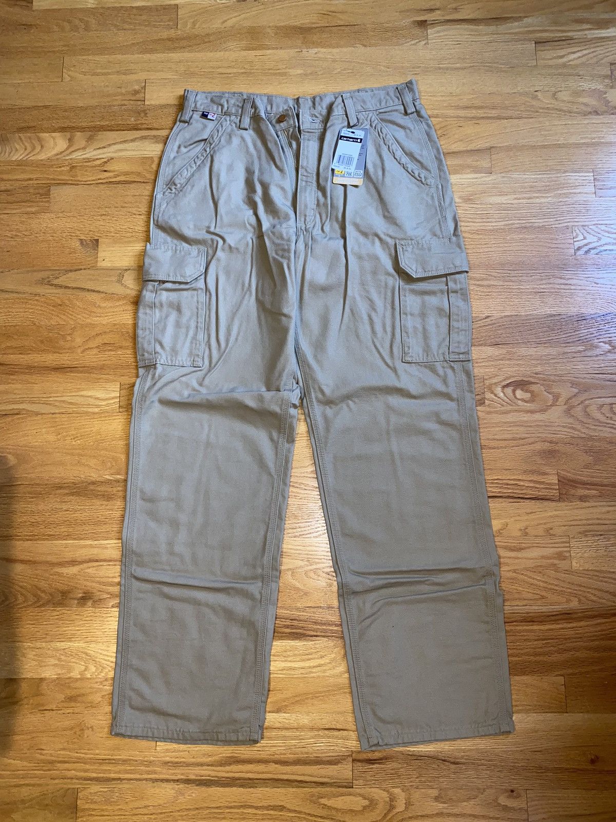 image of 5 11 x Carhartt Tatical Flame Resistant Cargo Pants 38X34 in Khaki, Men's