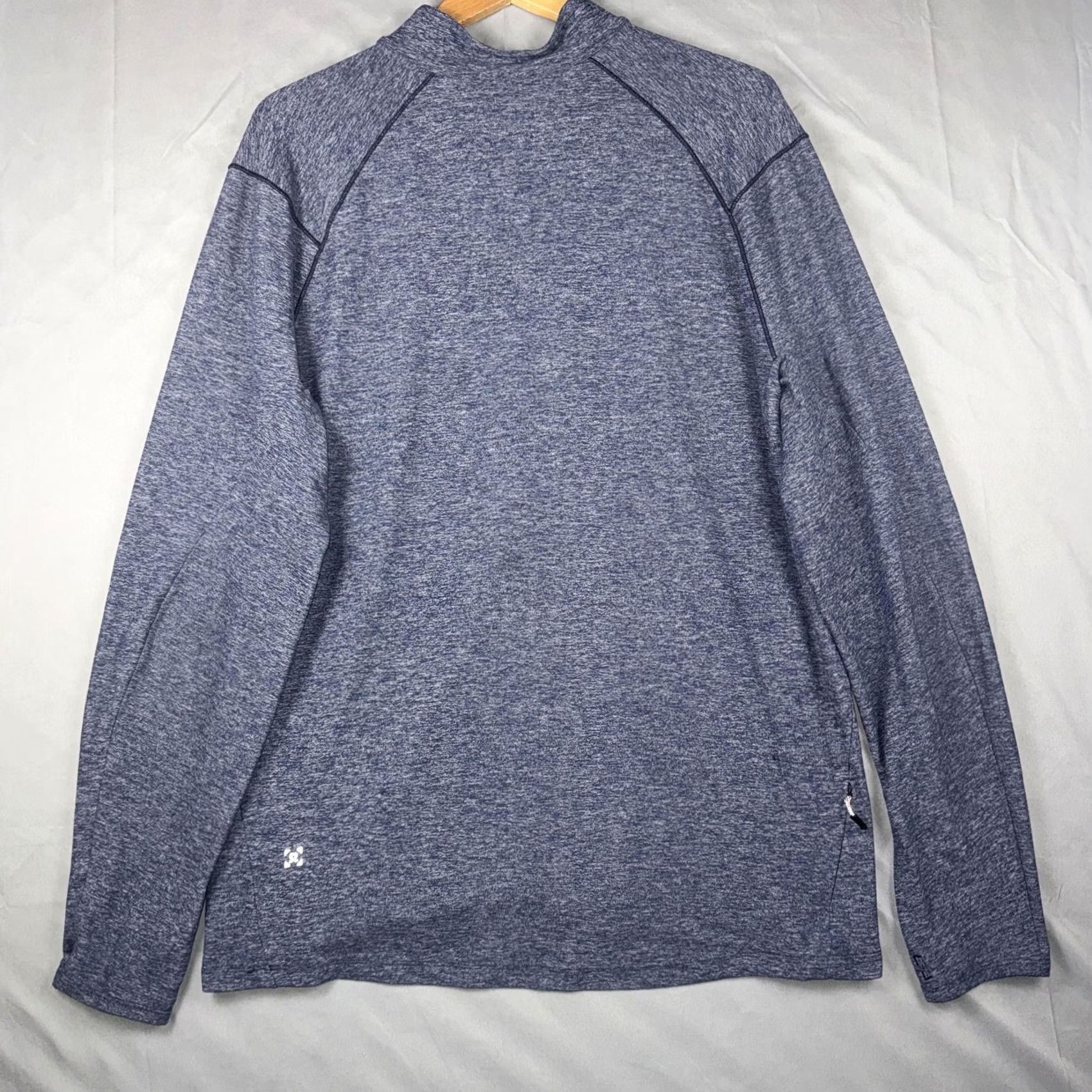 Lululemon Lululemon Mens XL Blue Quarter Zip Long Sleeve Pullover Shirt Size US XL / EU 56 / 4 - 2 Thumbnail