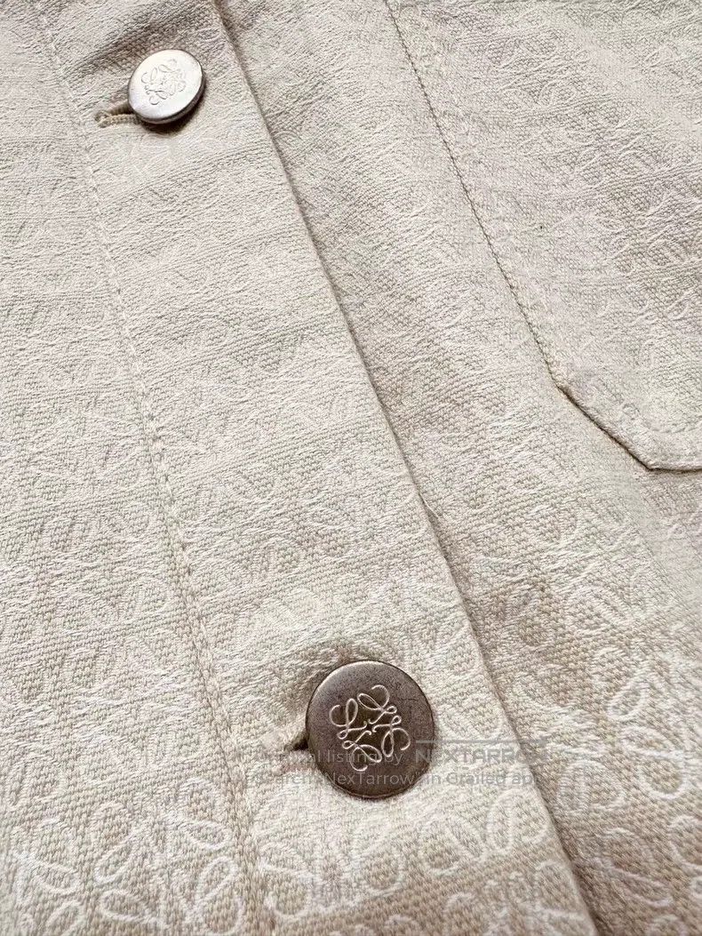 Loewe Loewe Beige full print leather pocket jacket Size XS / US 0-2 / IT 36-38 - 4 Thumbnail