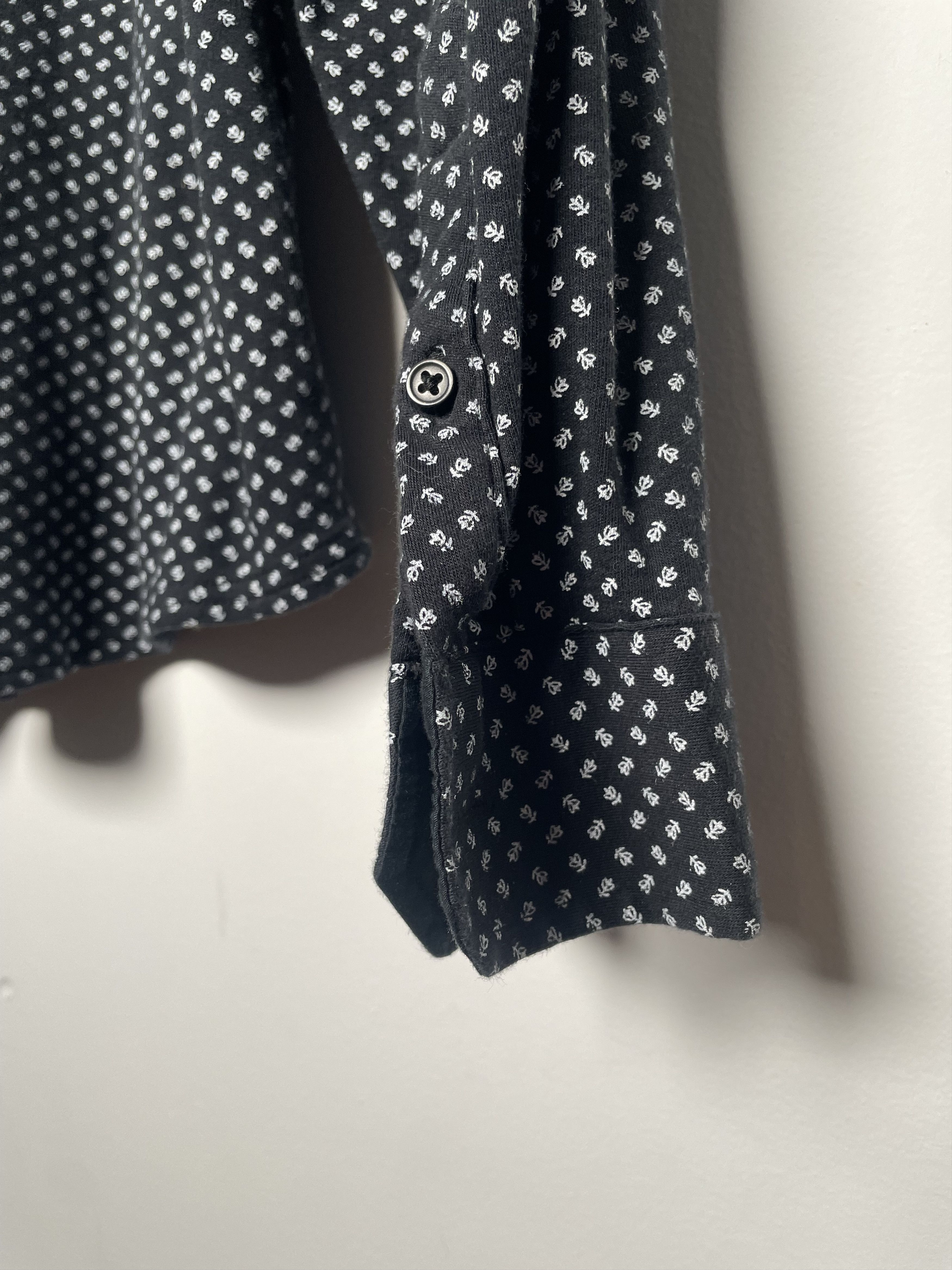 English Laundry 🇬🇧 English Laundry Black Micro Floral Shirt XL Size US XL / EU 56 / 4 - 5 Thumbnail
