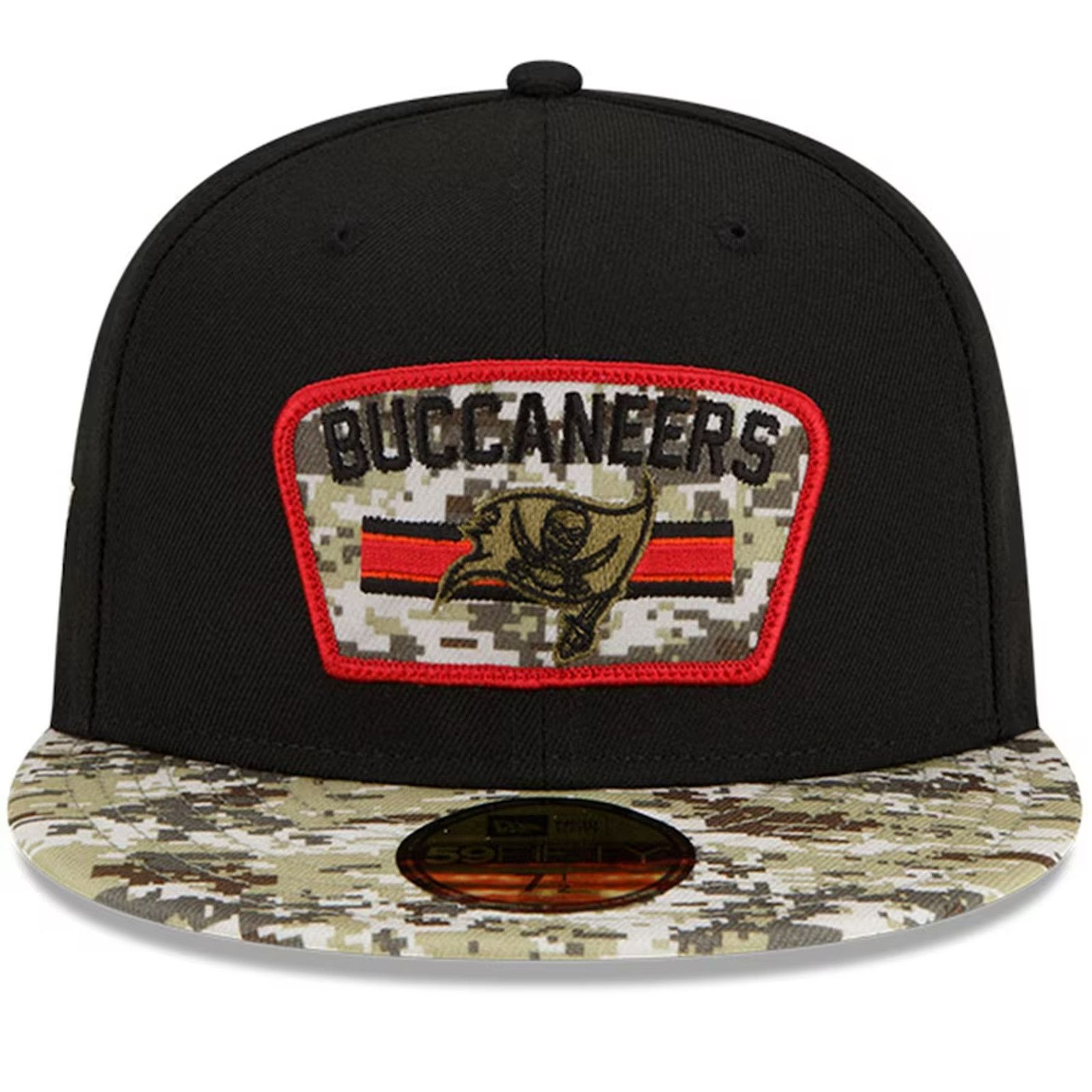 New Era Tampa Bay Bucs Hat 2021 Salute to Service 7 1/2 5950 New Era Size ONE SIZE - 3 Thumbnail
