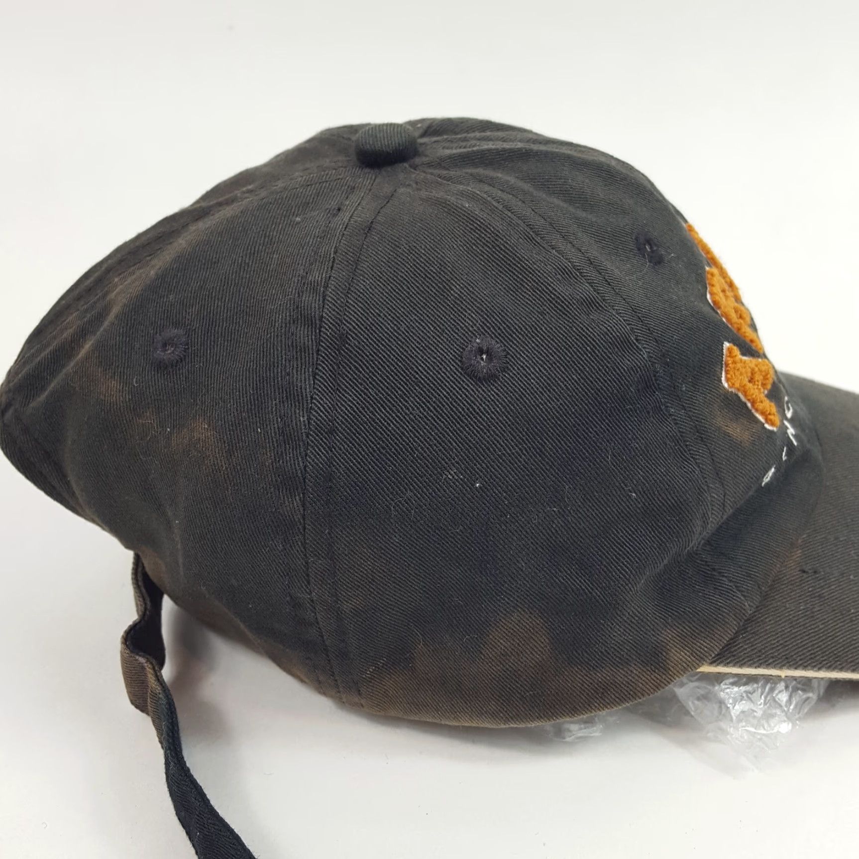 Ariat Ariat Baseball Cap Hat Black Vintage Western Workwear Adjustable Grunge Retro 90s 00s Y2K Mens Cap Size ONE SIZE - 5 Thumbnail